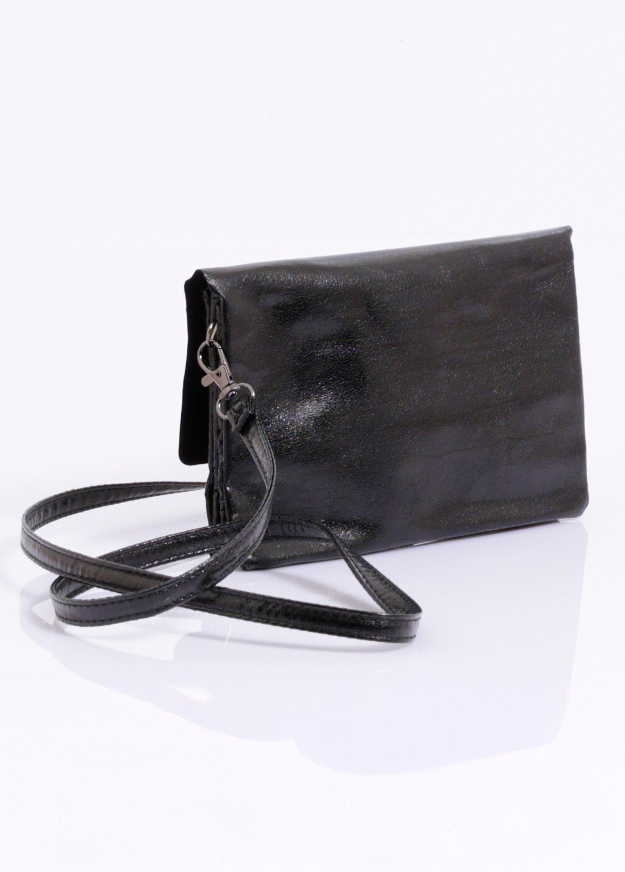 Chique_metalen_clutch_tas_met_klep_Noir_DO1_slim