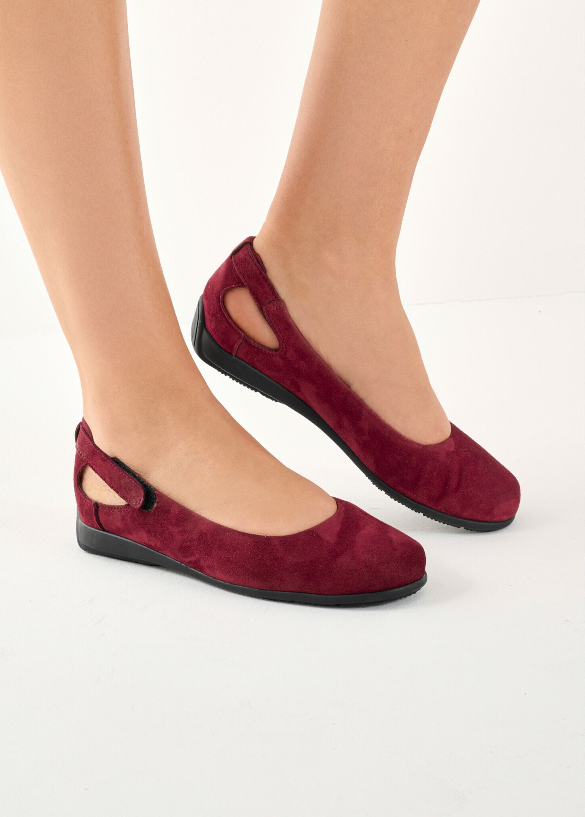 Comfort_wijde_ballerina's_van_suèdeleer_Bordeaux_SF1_slim
