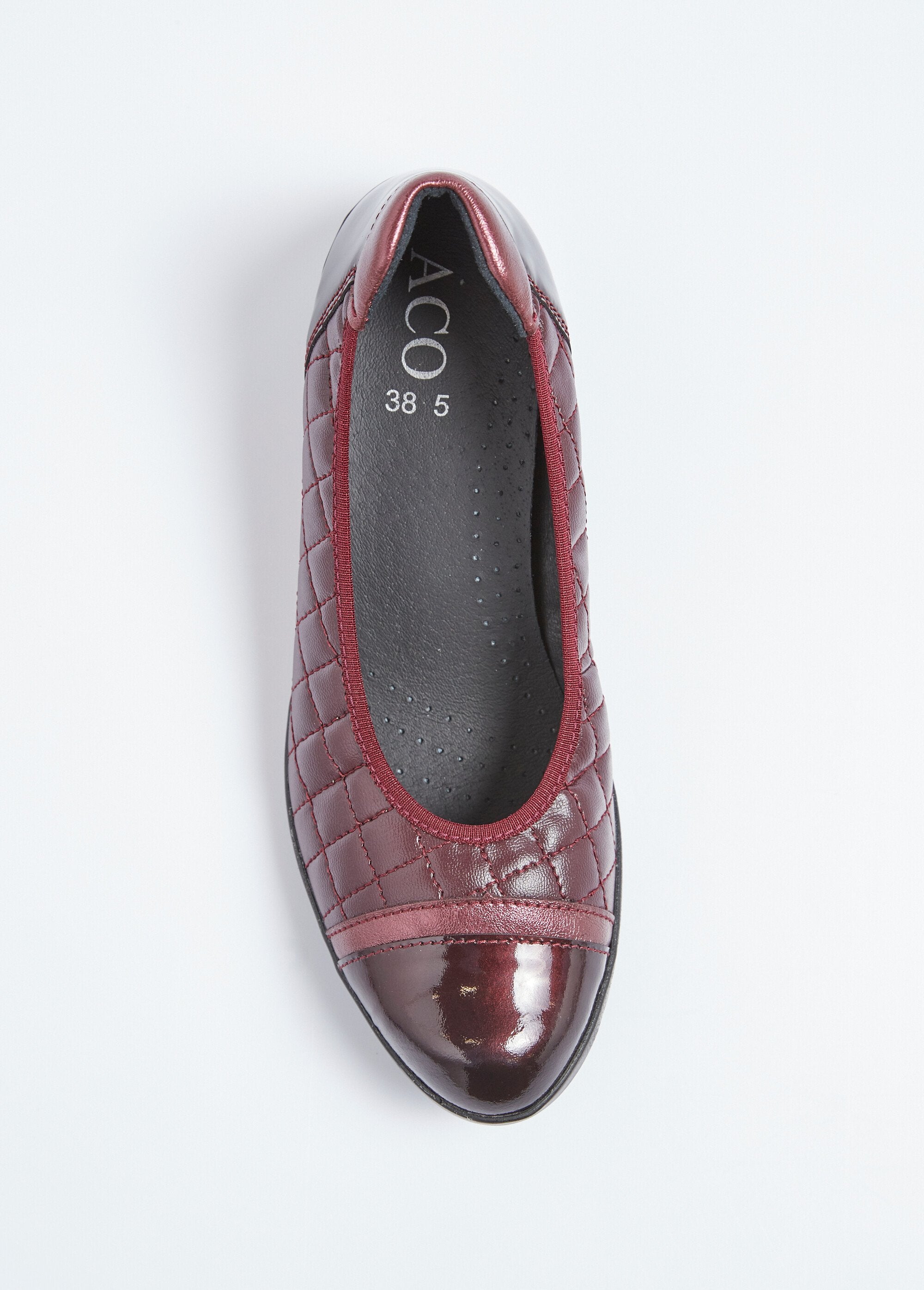 Comfort_wijdte_wig_stretch_ballerina's_Bordeaux_OV1_slim