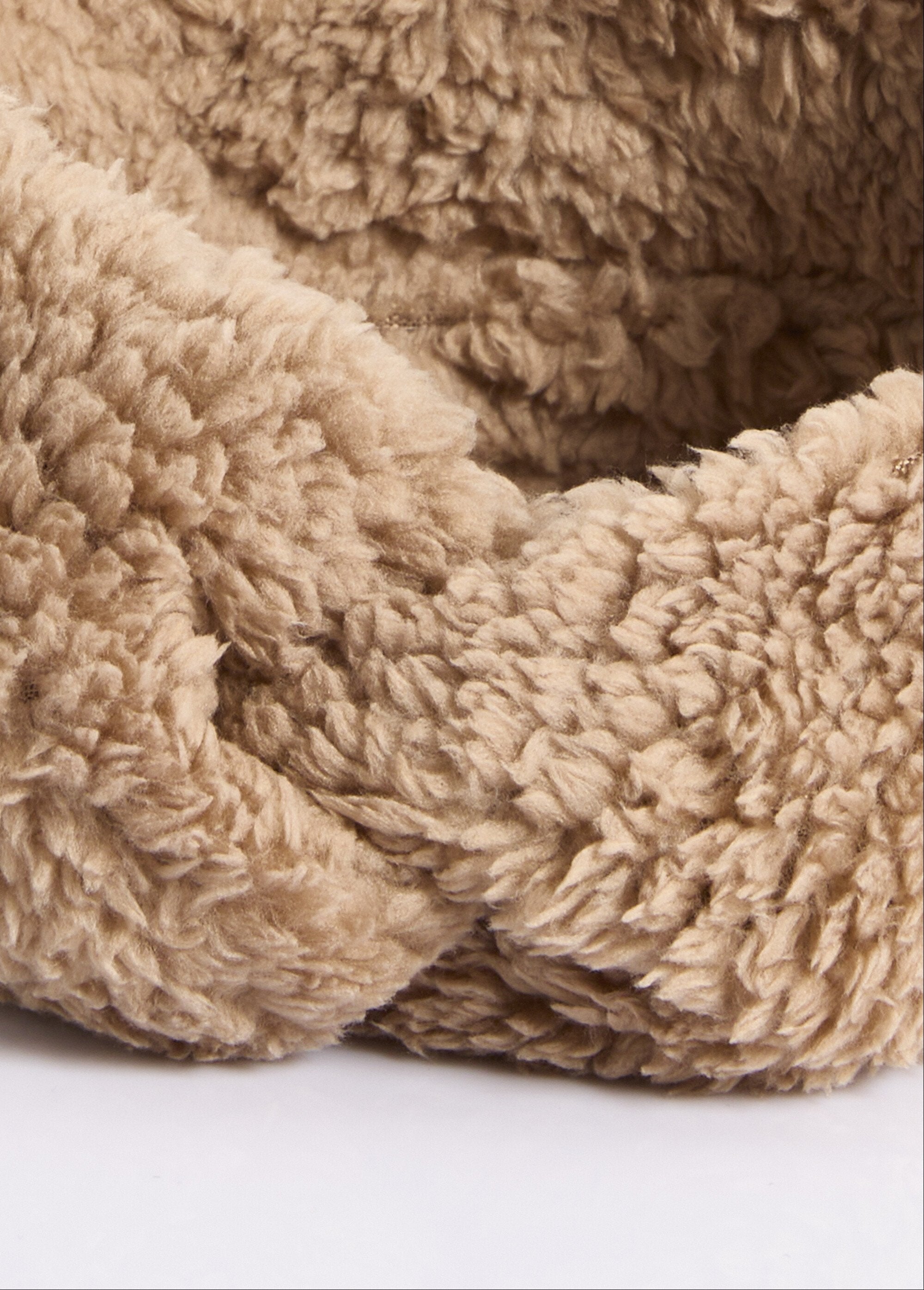 Warme_fleece_hoofdband,_effen_sherpa_stijl_Taupe_DE1_slim