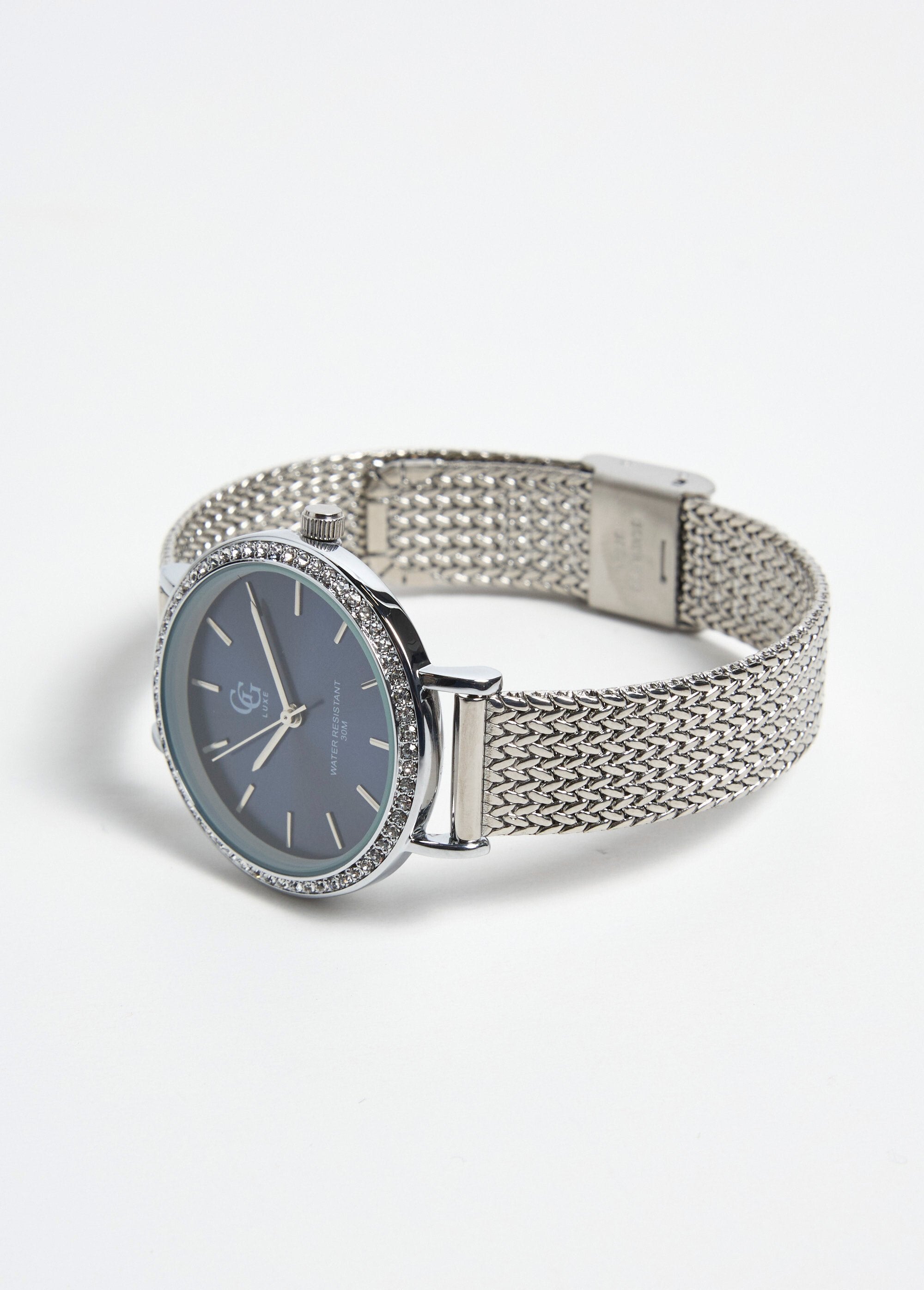 Rond_roestvrijstalen_horloge_met_stras_Argente_DE1_slim