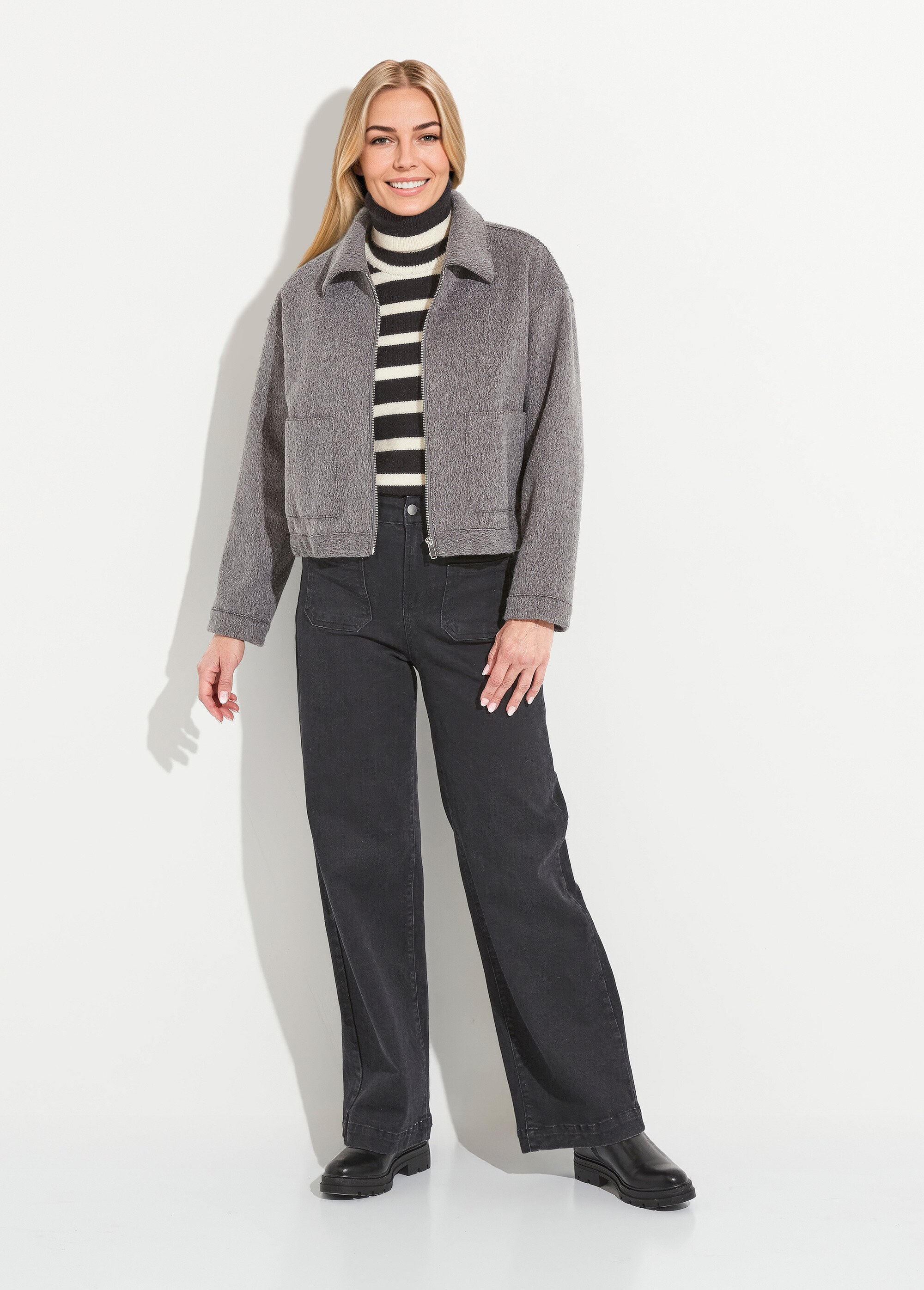 Jasje_met_rits_in_effen_boucléstof_Gris_SF1_slim