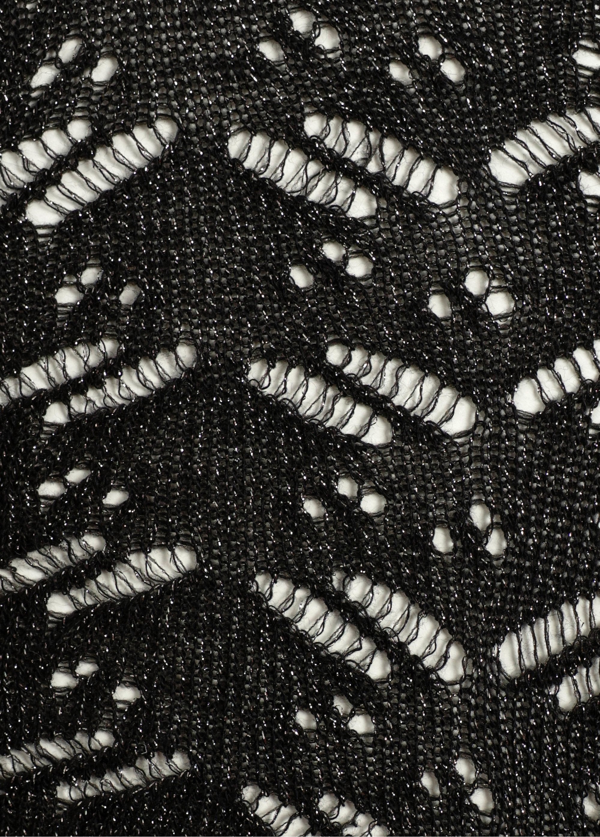 Geperforeerde_visgraat_sokken,_metallic_Noir_DE2_slim