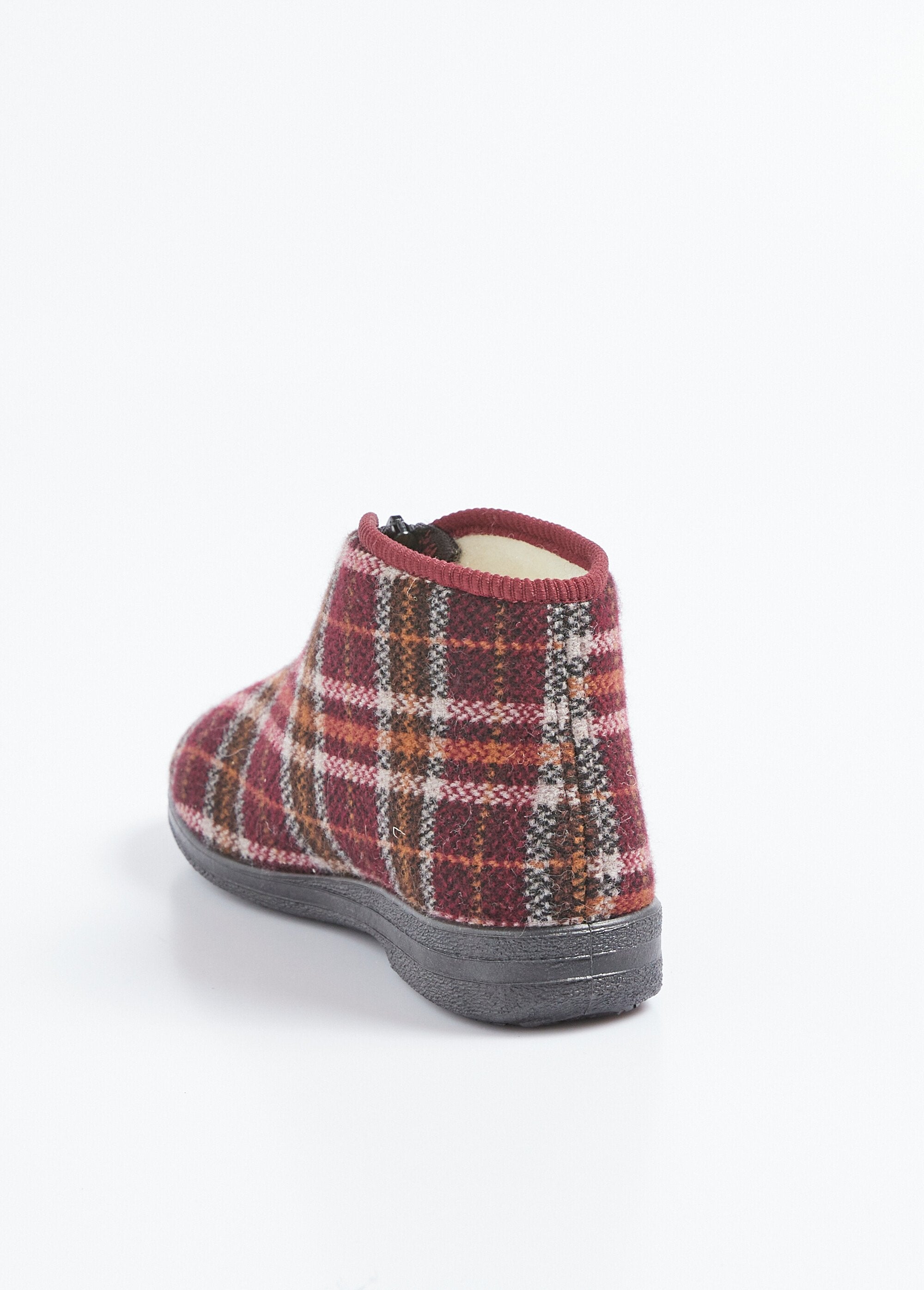 Tartan_comfort_wijdte_pantoffels_met_ritssluiting_en_voering_Bordeaux_DO1_slim
