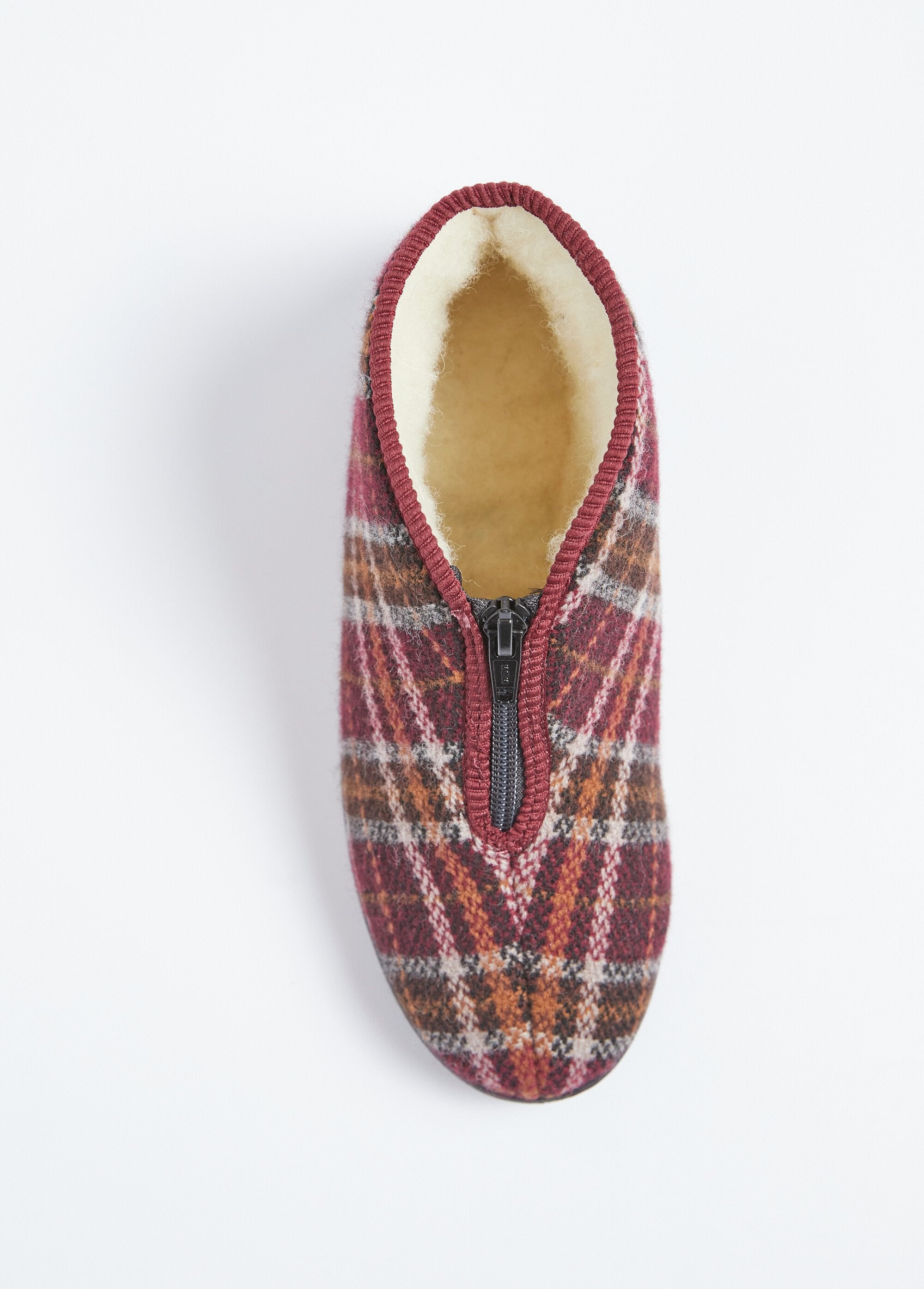 Tartan_comfort_wijdte_pantoffels_met_ritssluiting_en_voering_Bordeaux_OV1_slim