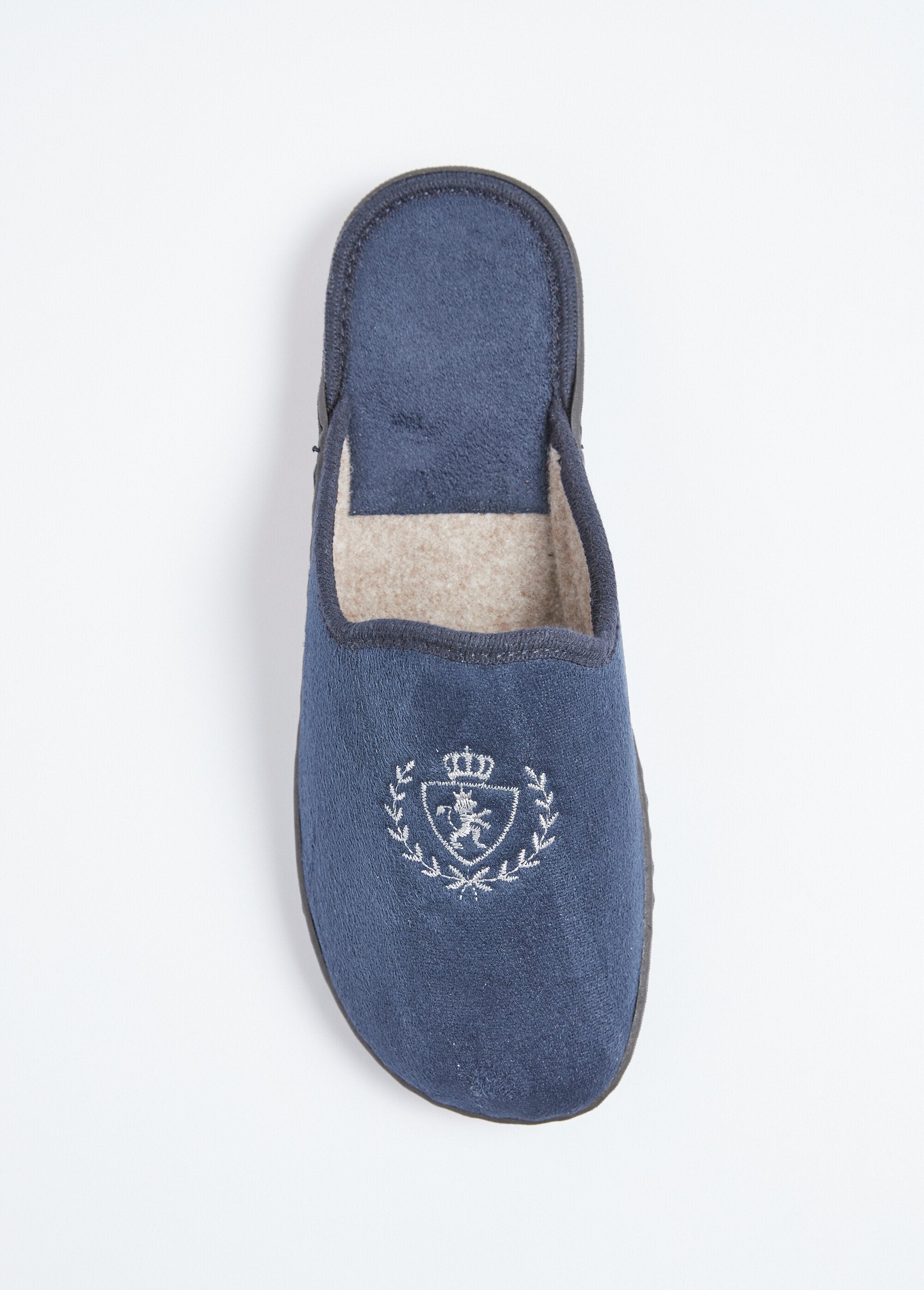 Slippers_comfort_breedte_fluweelzacht_geborduurd_textiel_Marine_OV1_slim