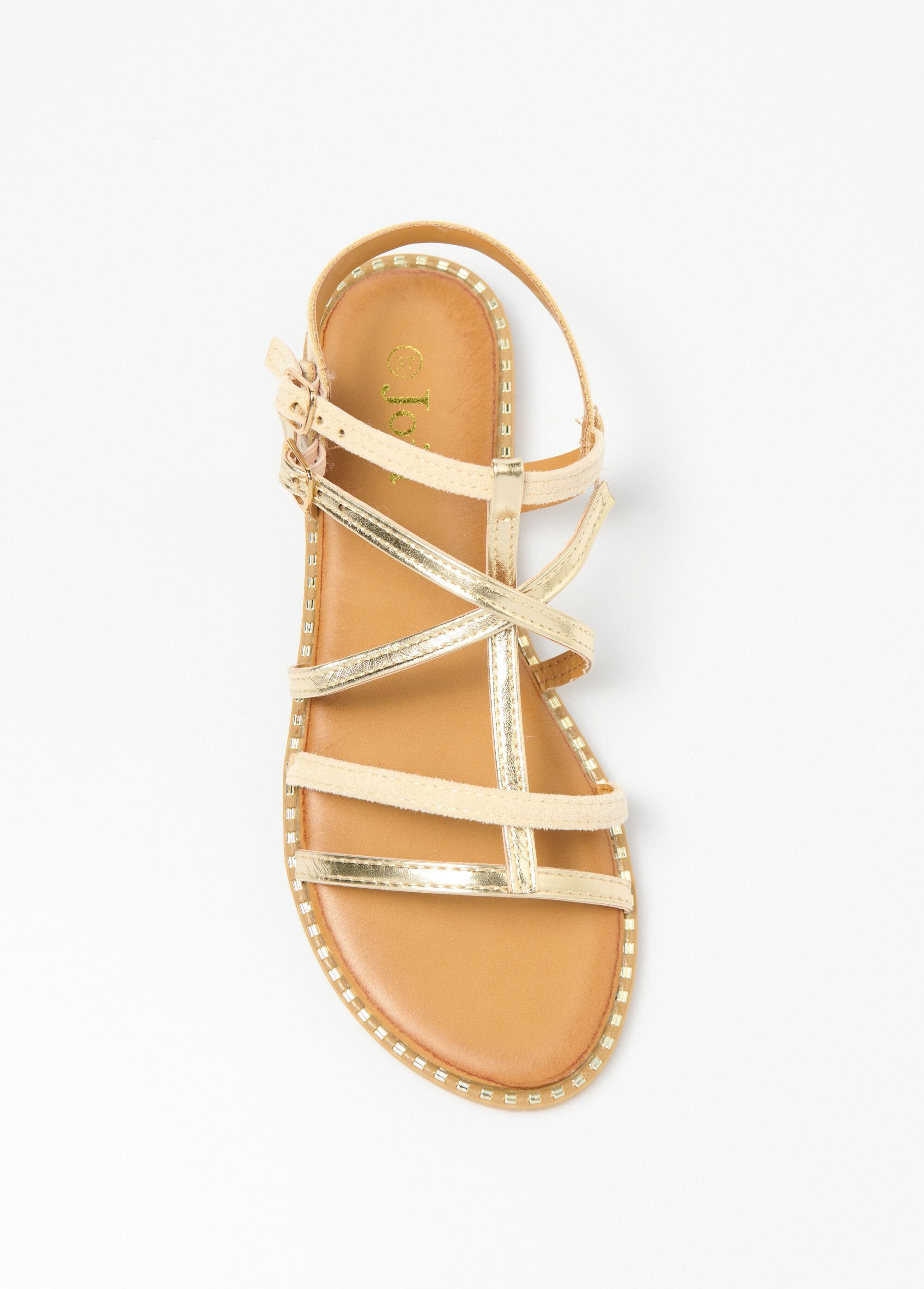 Joia®_-_Tweekleurige_sandalen_met_bandjes_Beige_et_dore_OV1_slim