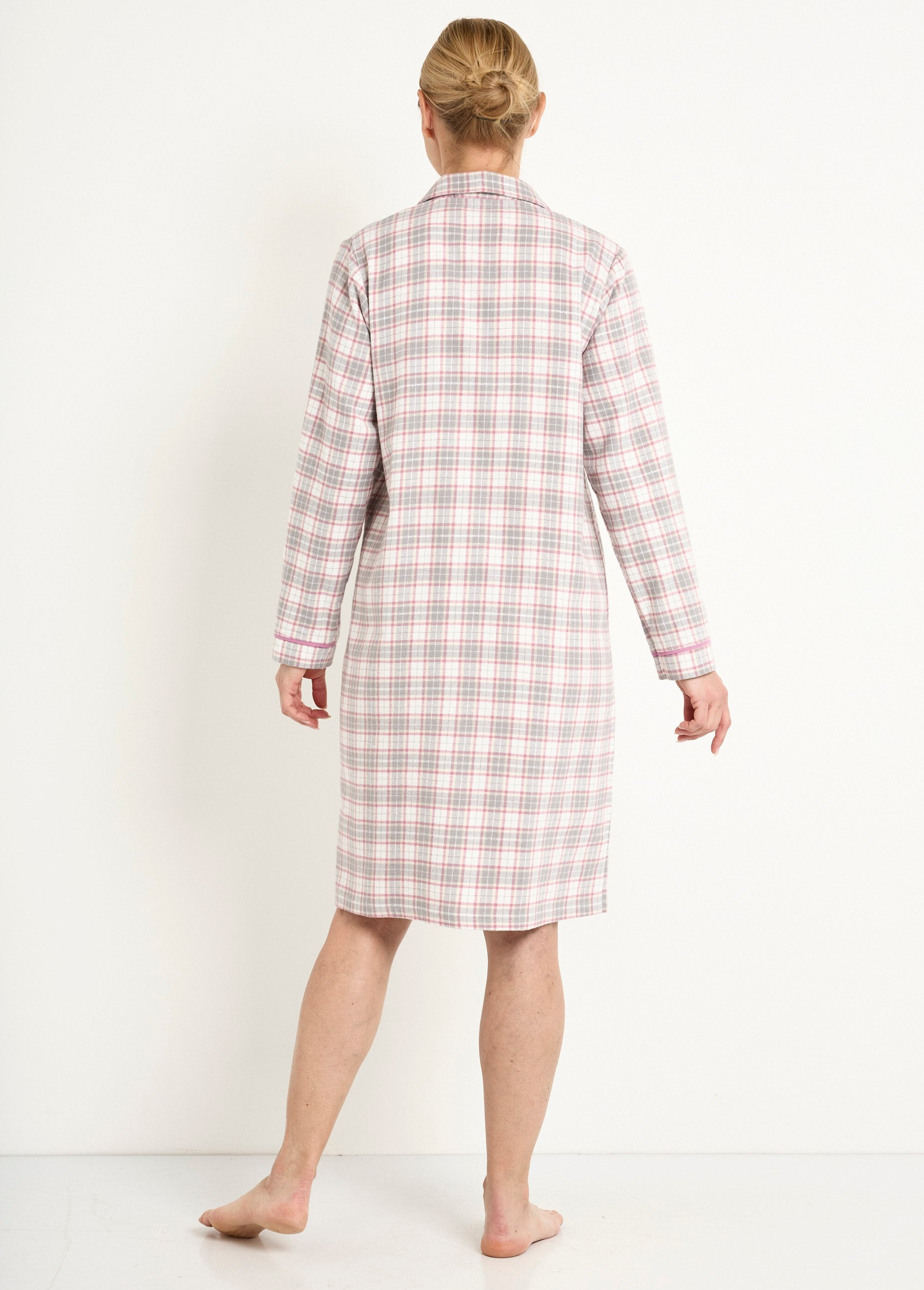 Nachthemd_in_flanel_geruit_geborsteld_katoen_Ecossais_gris_DO1_slim