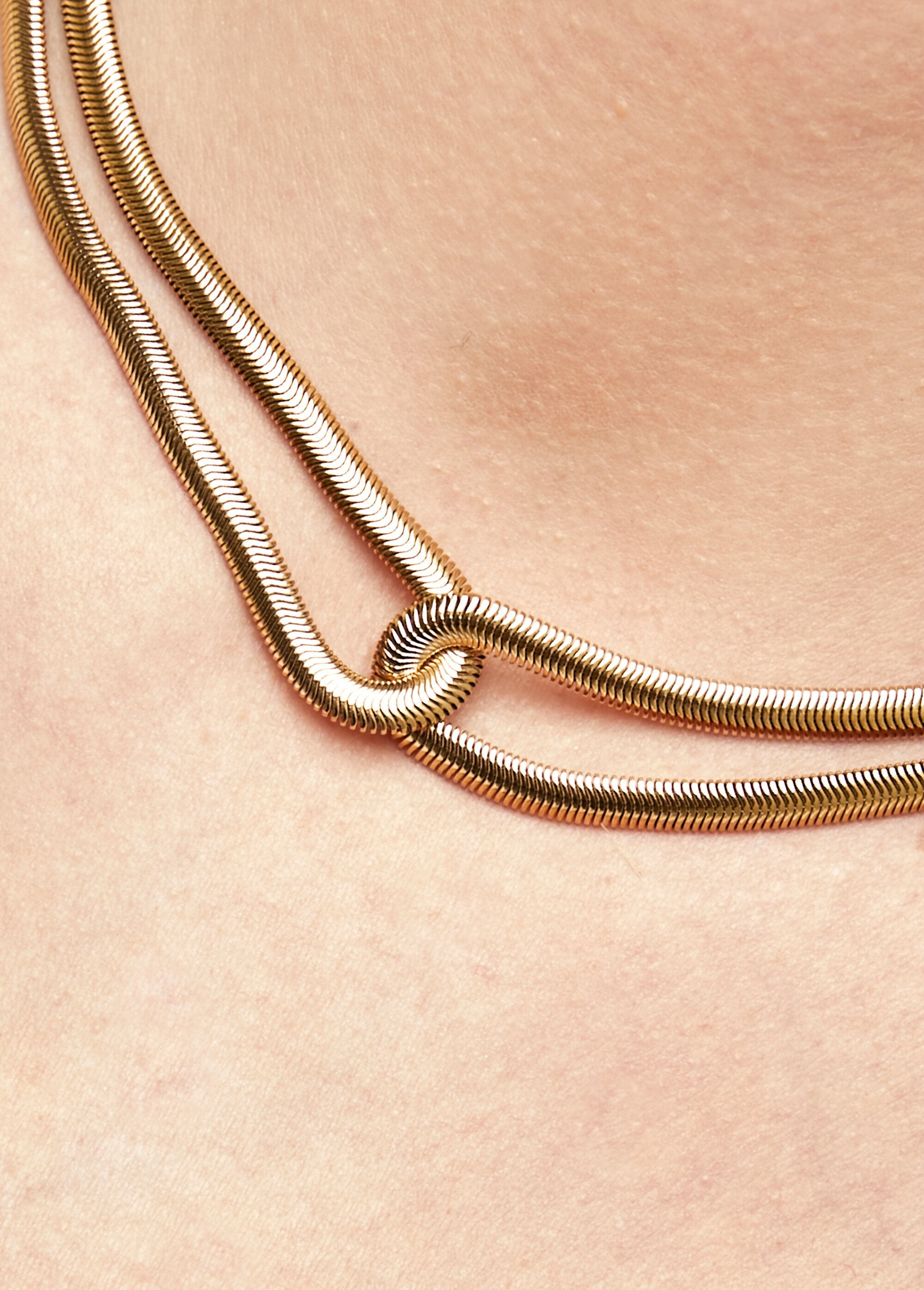 Dubbele_slangenketting_in_staal_Dore_FA2_slim