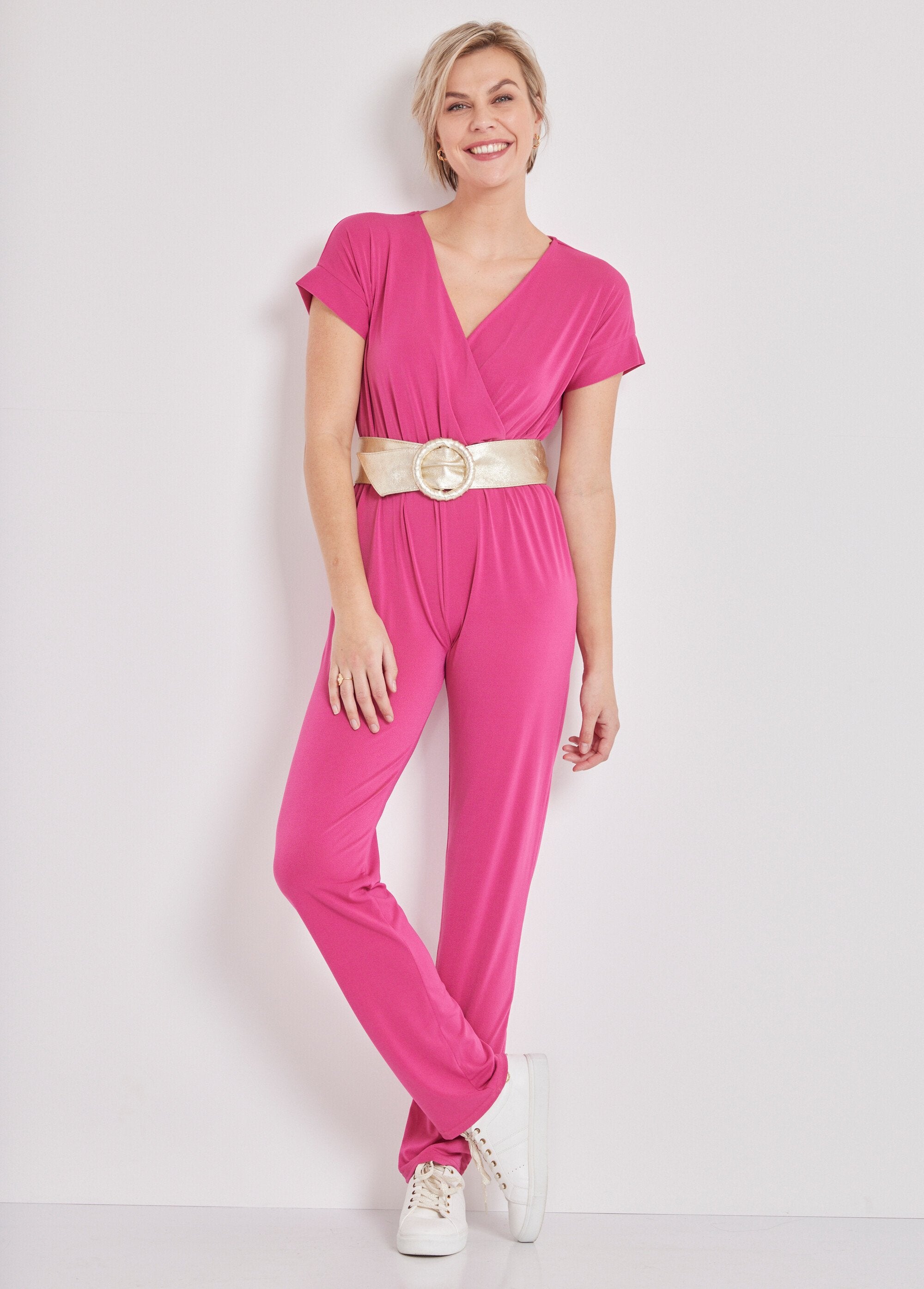 Broek_jumpsuit_in_stretch_breisel_Fuchsia_SF1_slim