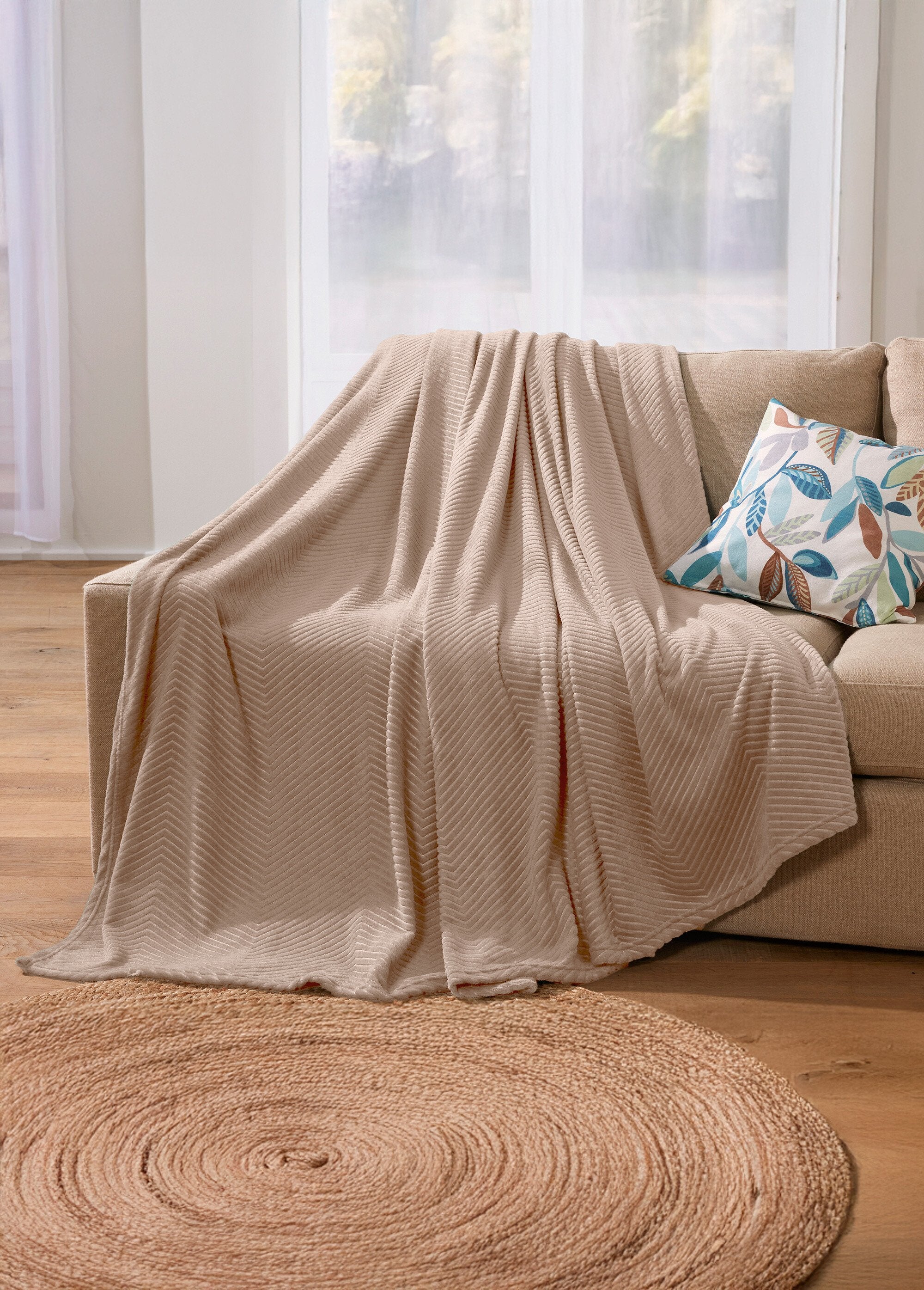 Couverture_microfibre_effet_chevrons_Ourson_Taupe_SF1_slim