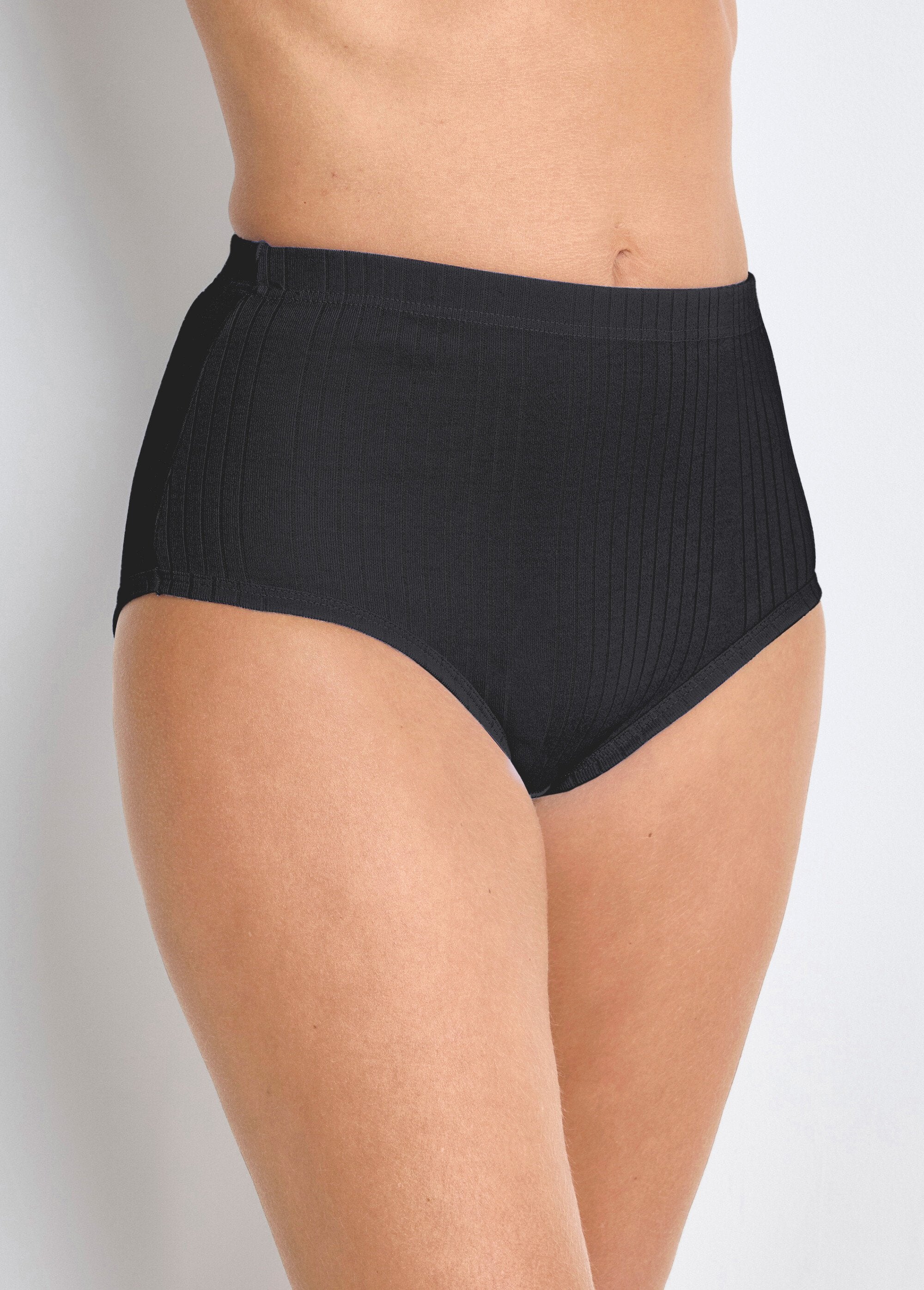 Geribde_interlock_onderbroek_met_hoge_taille_-_set_van_3_Noir_lot3_FA1_slim