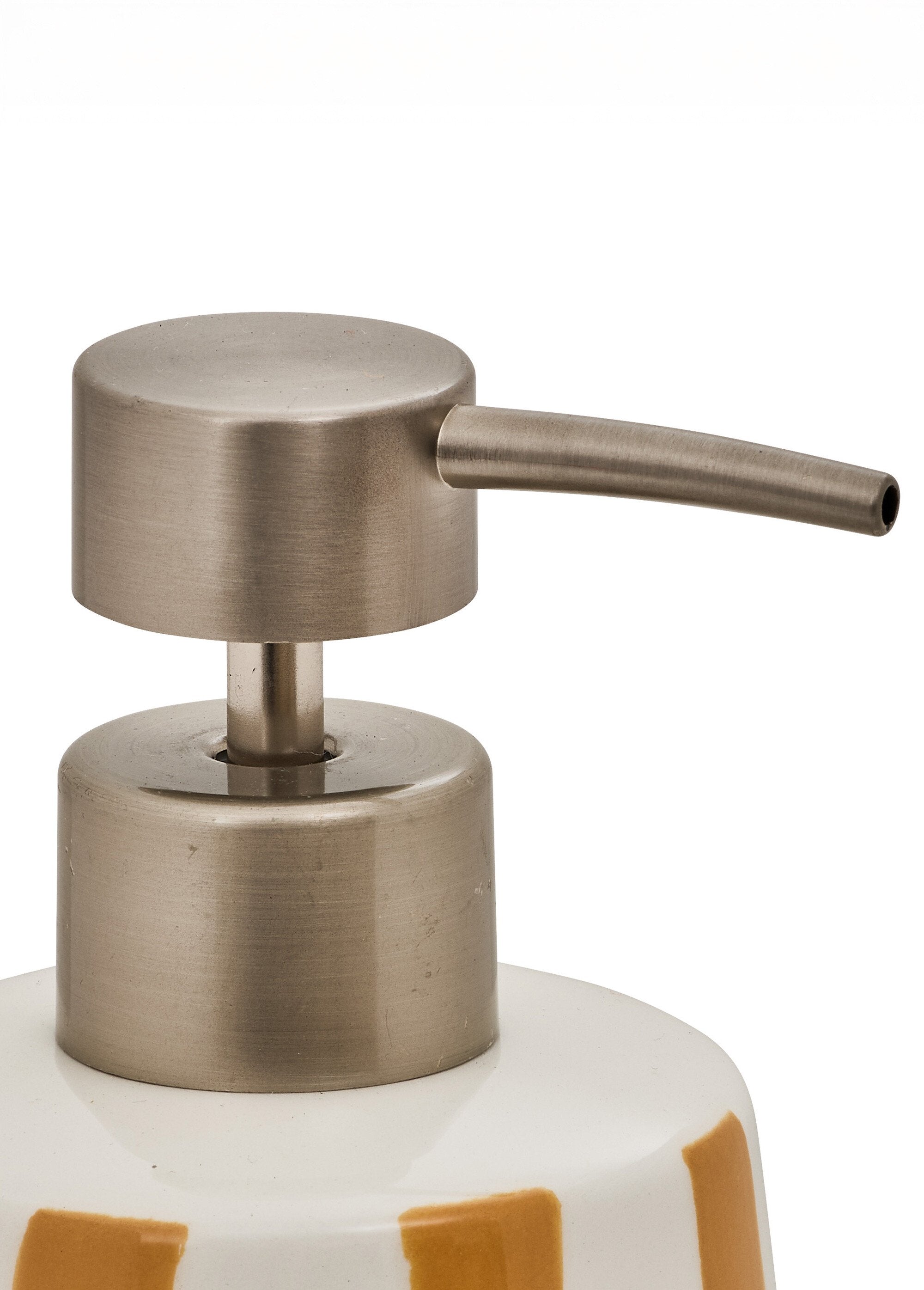 Gestreepte_keramische_zeepdispenser_Jaune_DE1_slim