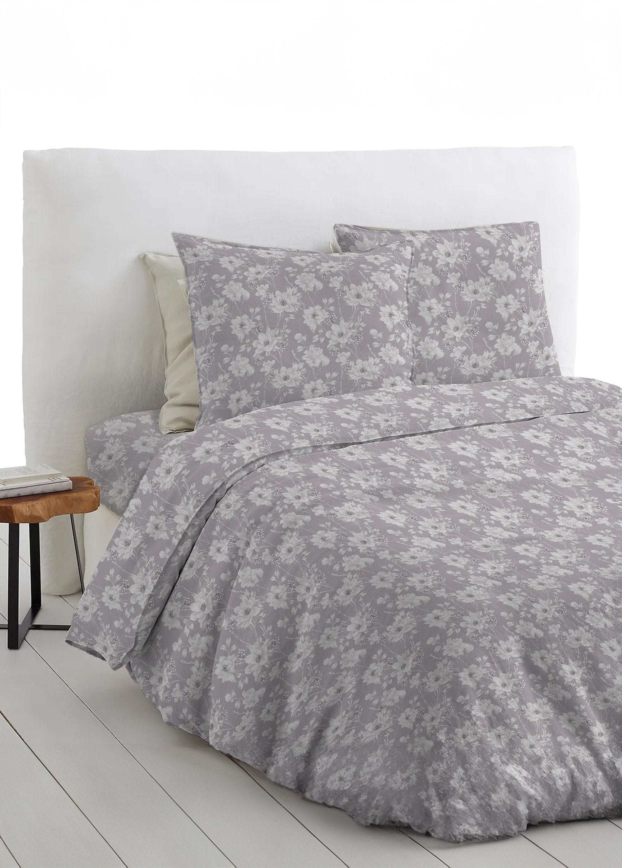 Katoenen_molton_flat_sheet_met_bloemenprint_Taupe_SF1_slim