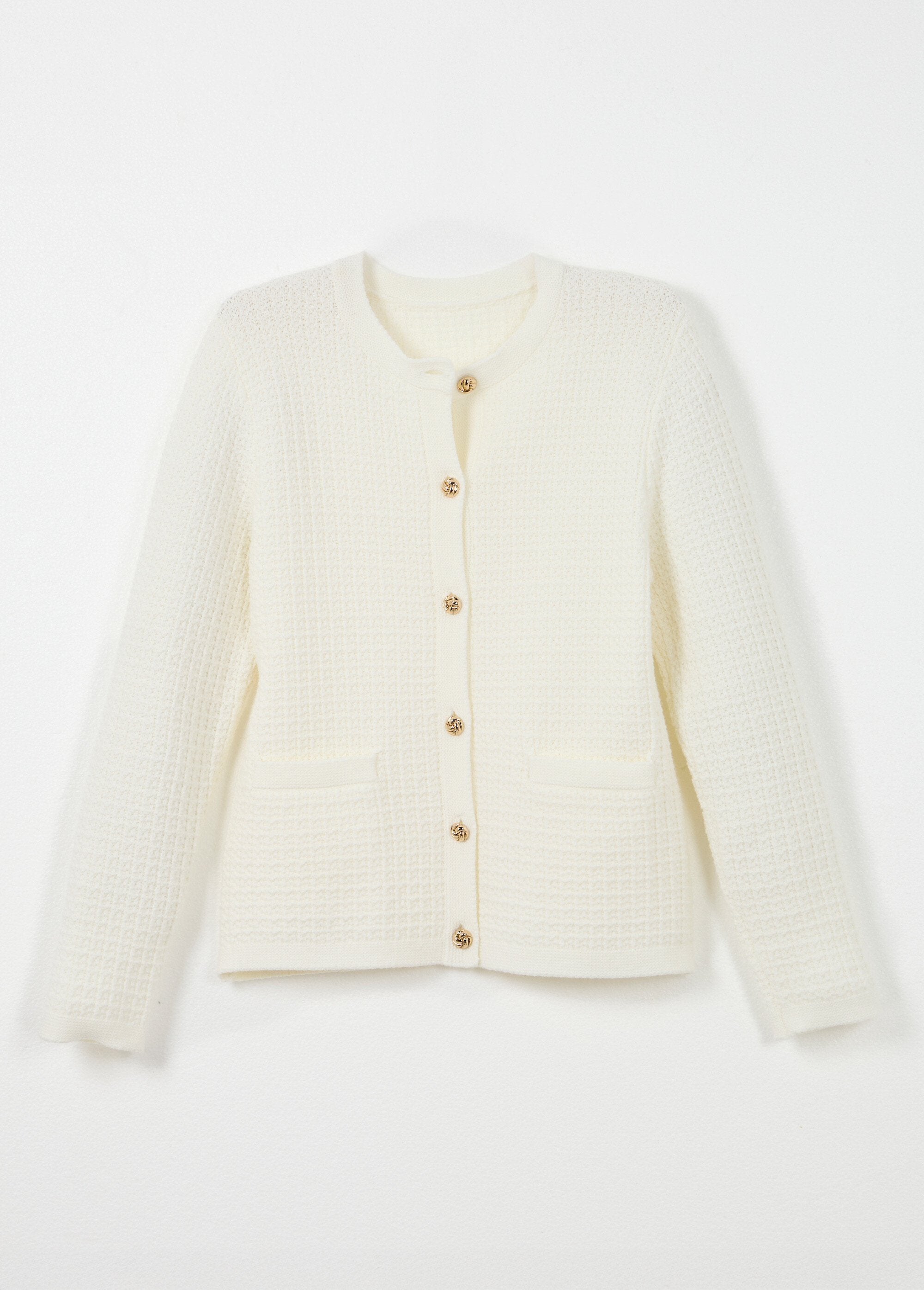 Gebreid_gilet_met_tweed-effect_en_korte_knopen_Ecru_AP1_slim