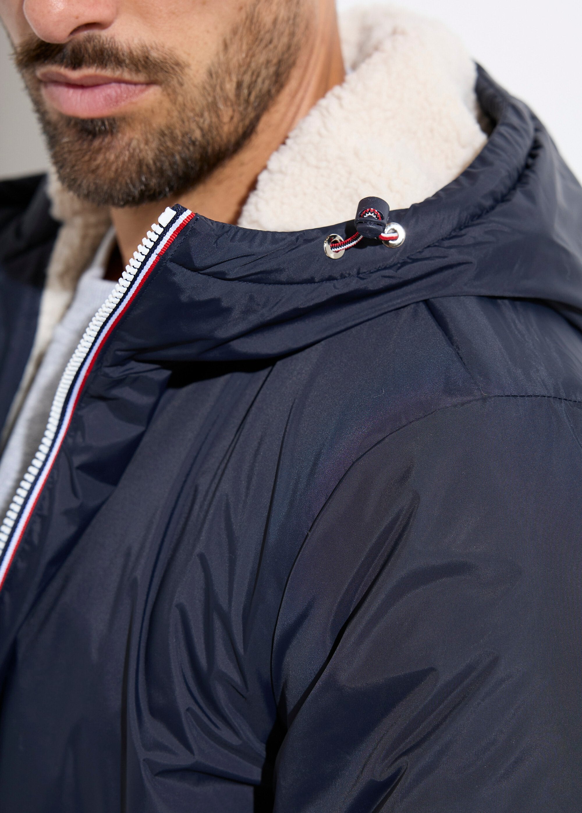 Lange,_warme,_waterafstotende_gevoerde_parka_Marine_et_ecru_DE1_slim