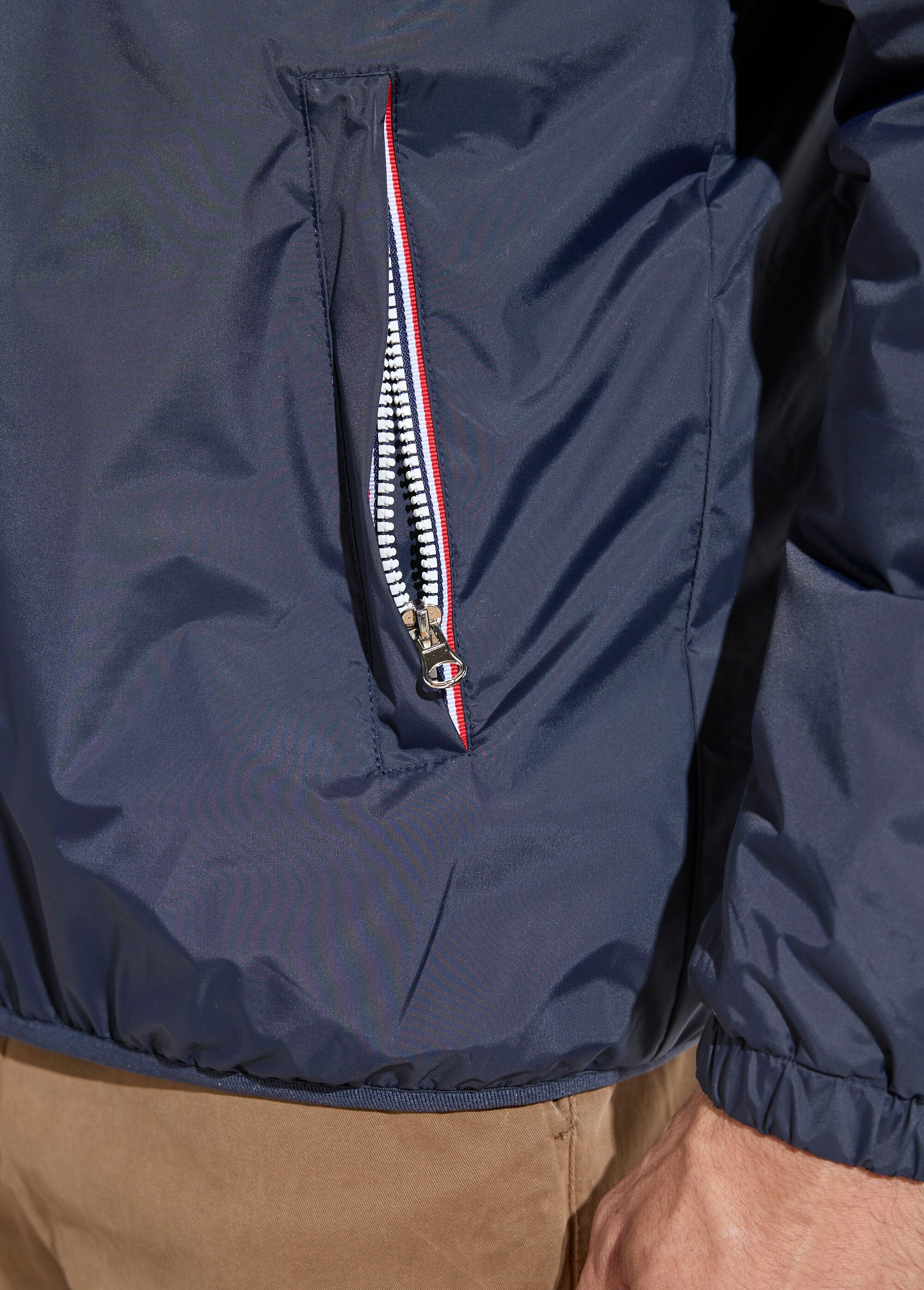 Korte,_warme,_waterafstotend_gevoerde_parka_Marine_et_ecru_DE2_slim