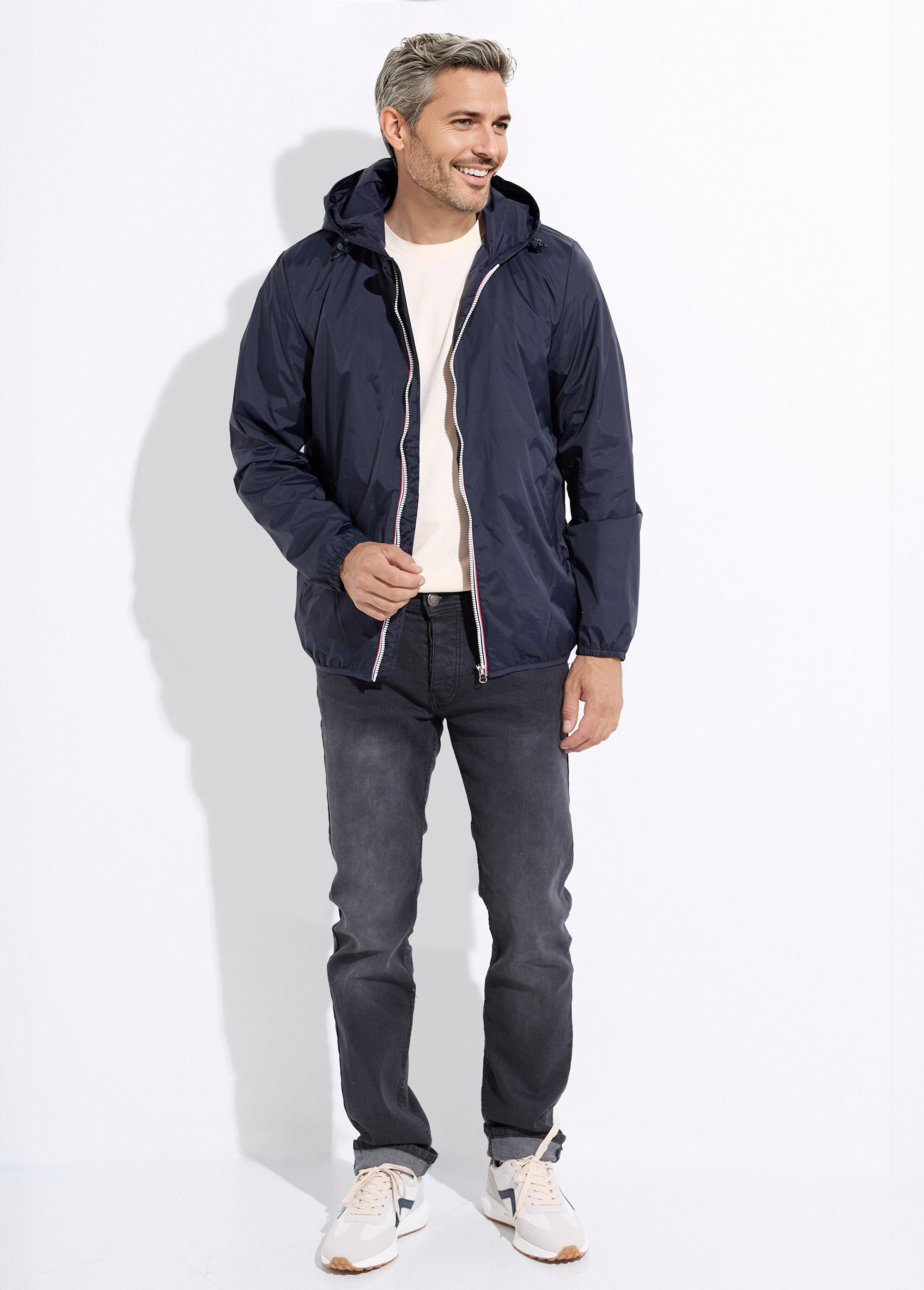 Trendy_korte_waterafstotende_parka_Marine_SF1_slim