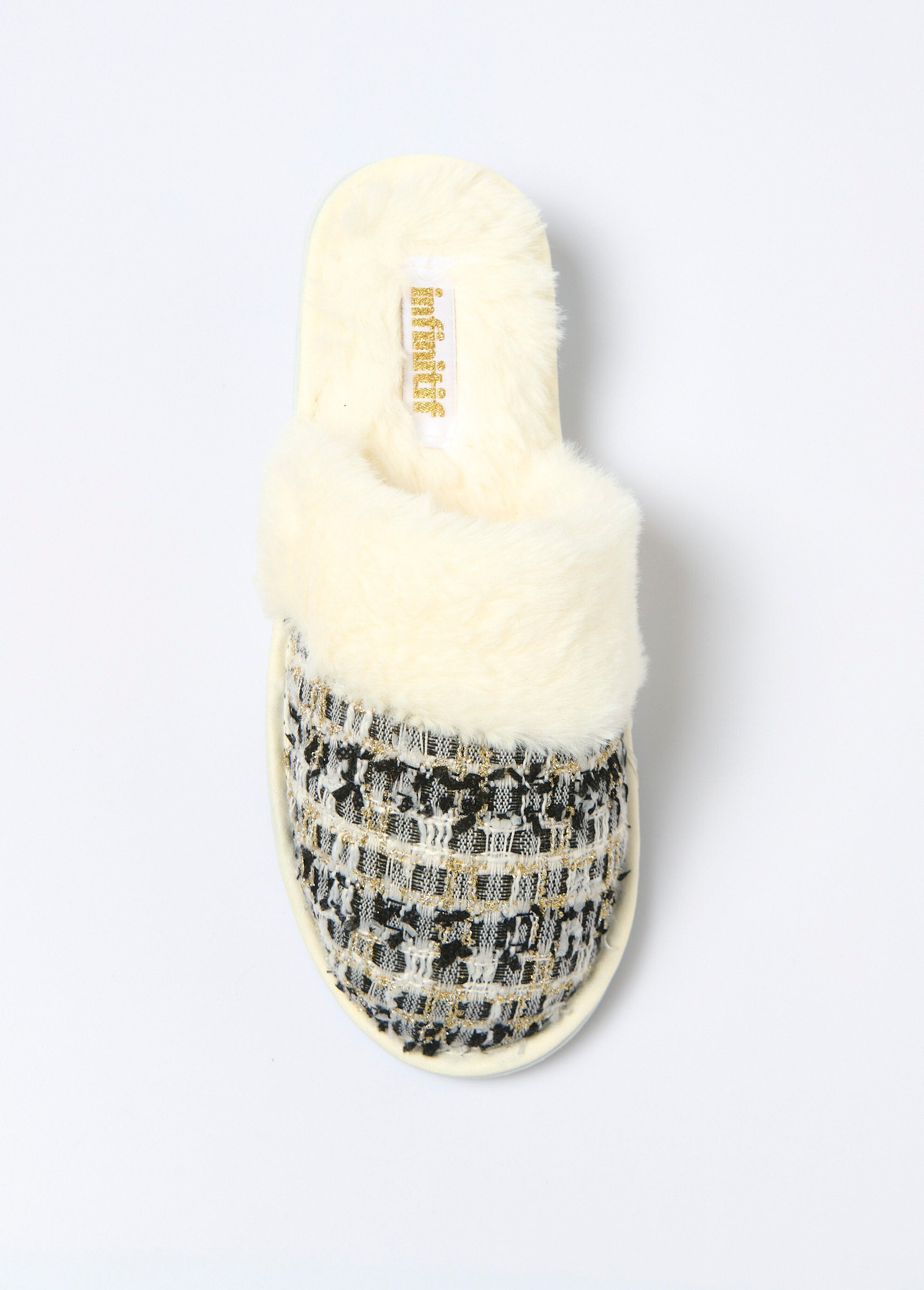 Tweed_en_bont_muiltjes_Noir_OV1_slim