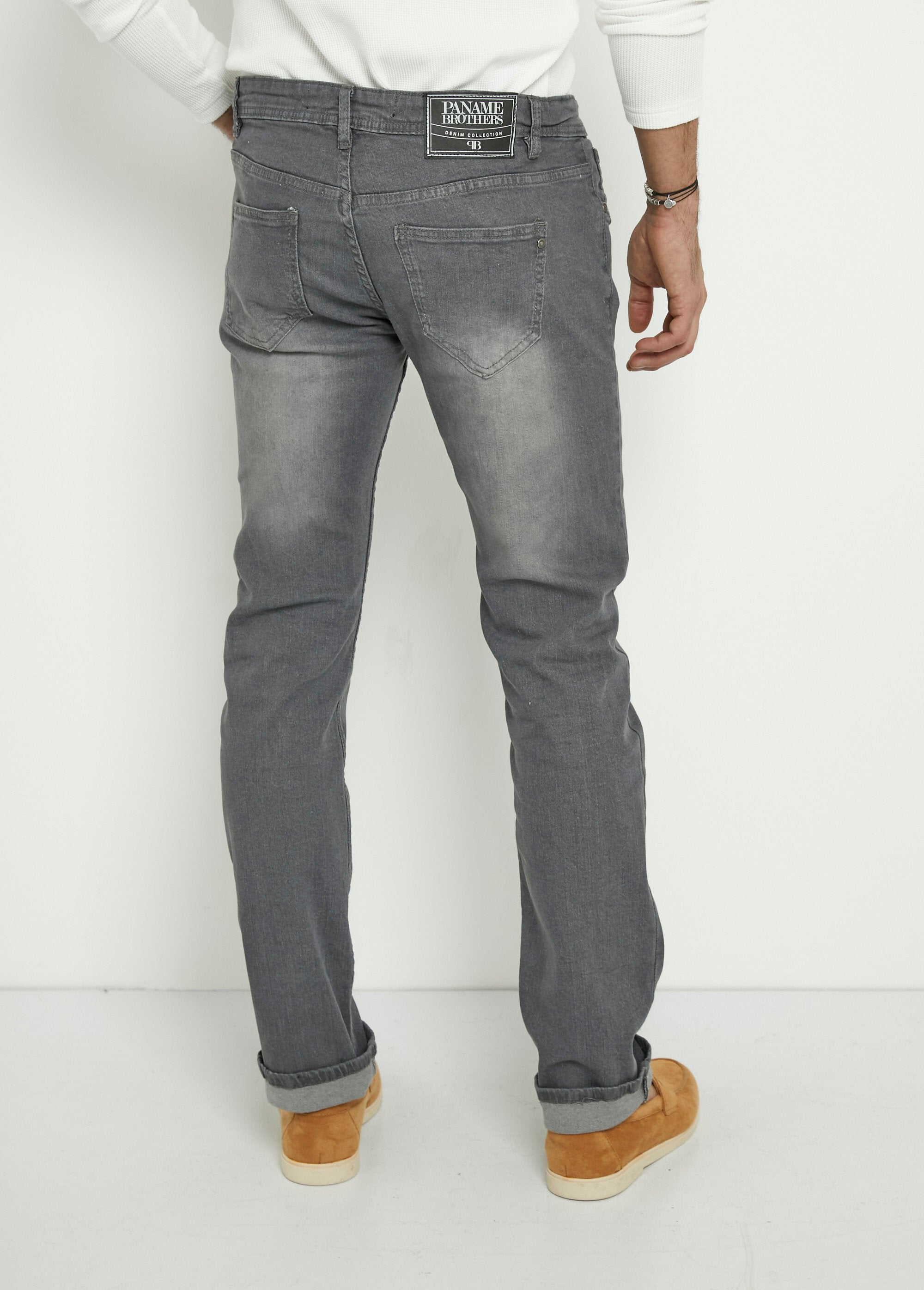 5-pocket_jeans_met_rechte_pijpen,_stretch_Gris_DO1_slim