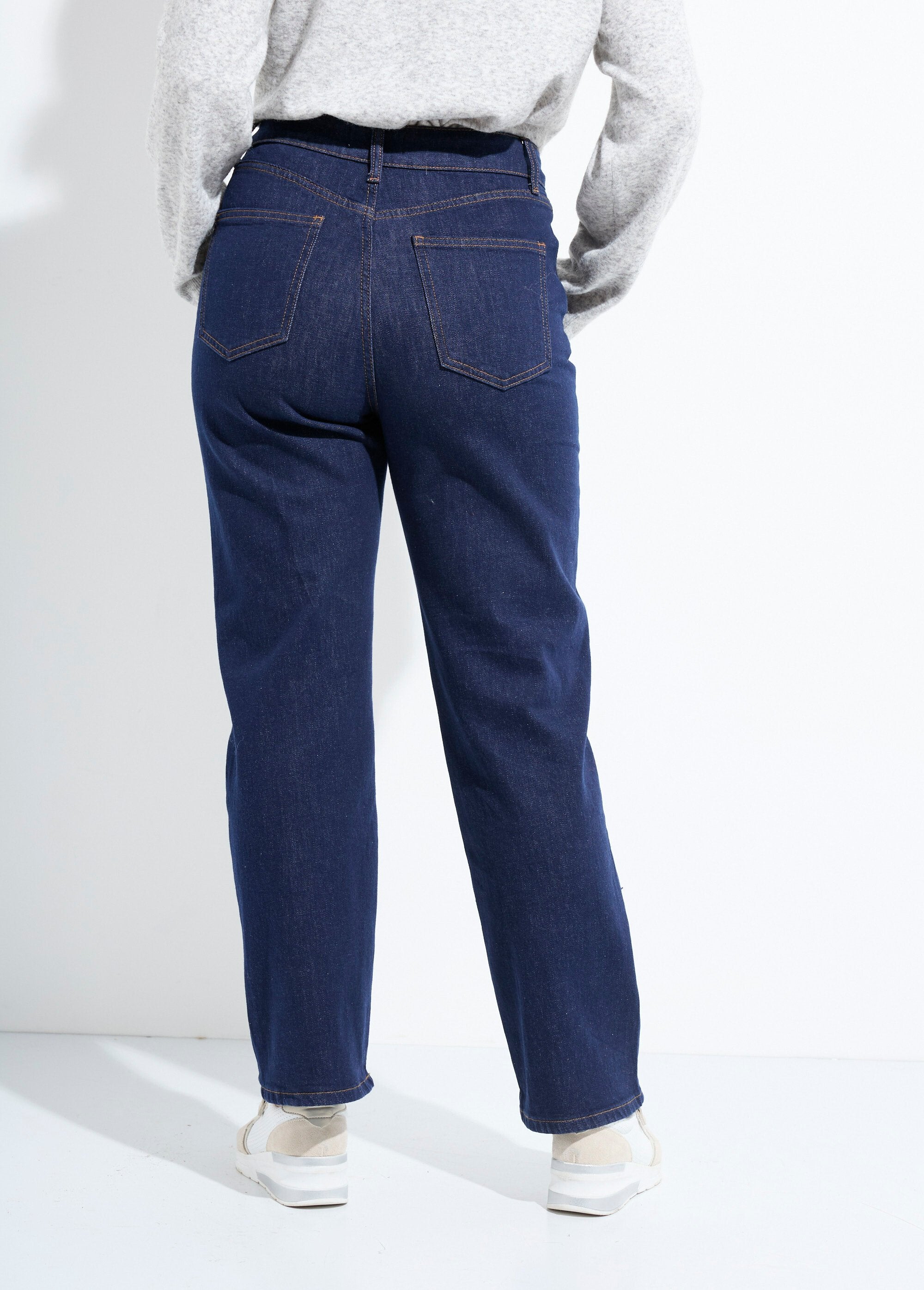 5-pocket_jeans_met_rechte_pijpen,_speciaal_voor_SMALL_Bleu_brut_DO1_slim