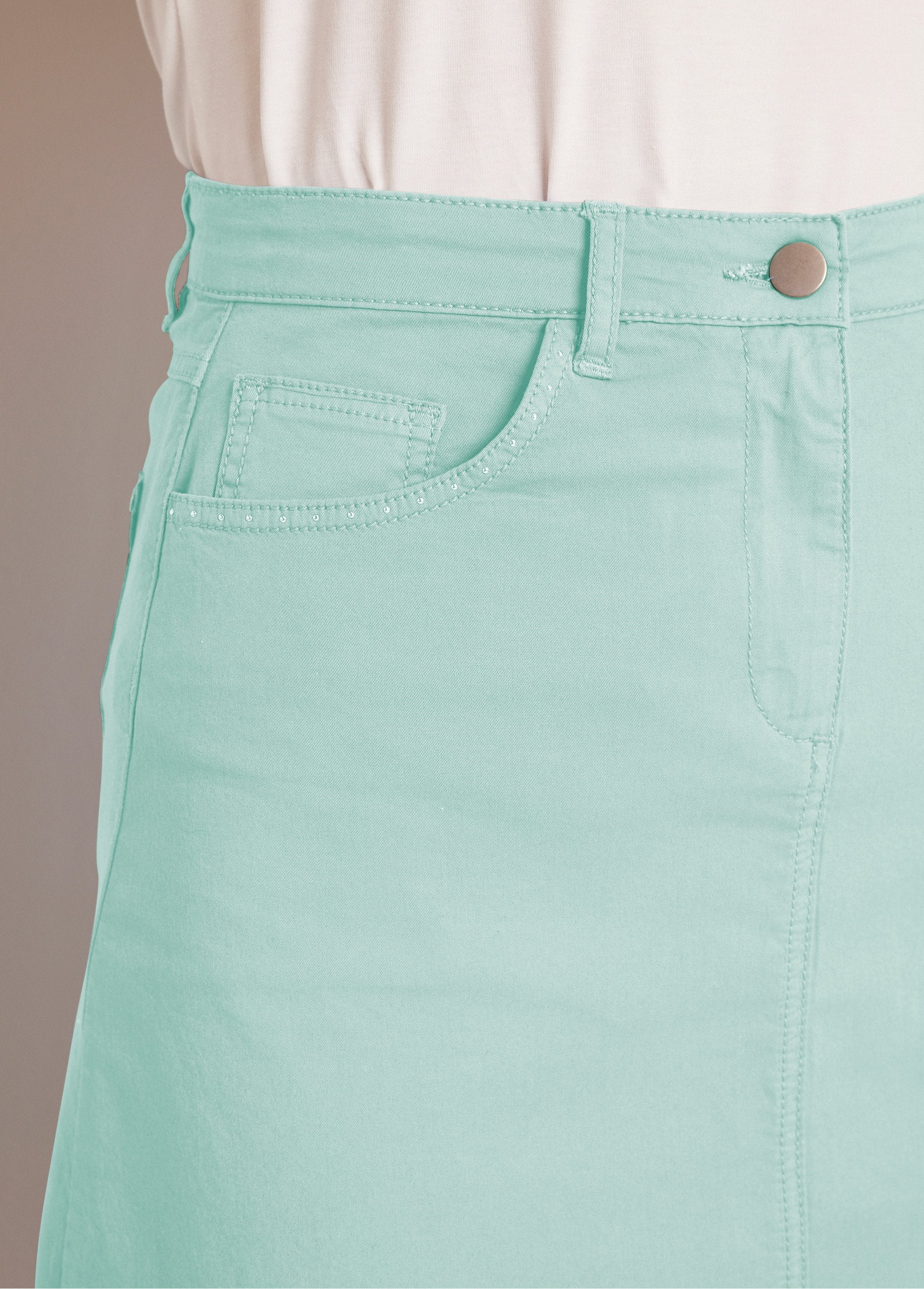 5-pocket_midi-lengte_trapeze_rok_Vert_d'eau_DE1_slim