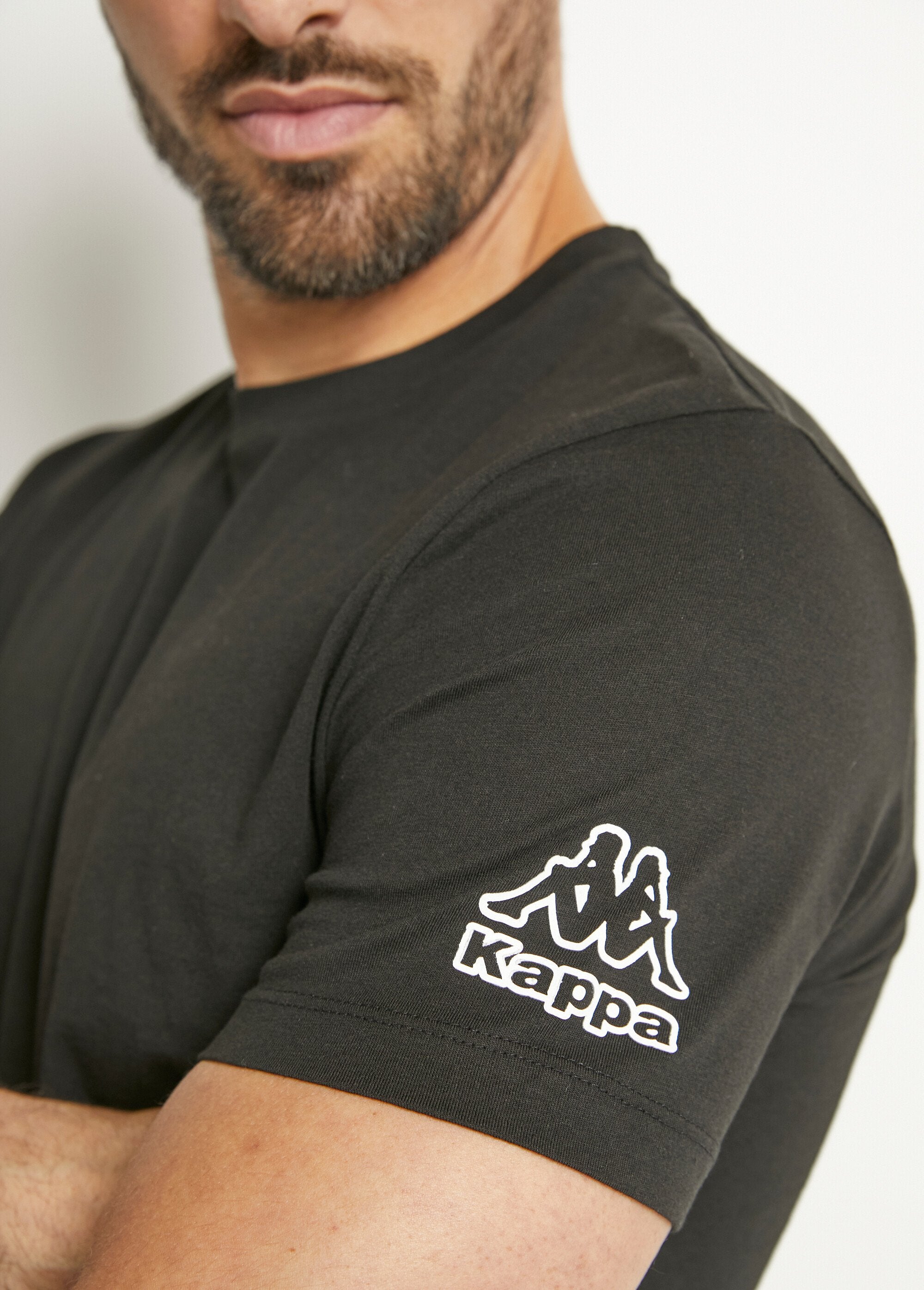 Kappa®_-_Set_van_2_T-shirts_met_logo_en_ronde_kraag_Noir_lot_2_DE1_slim