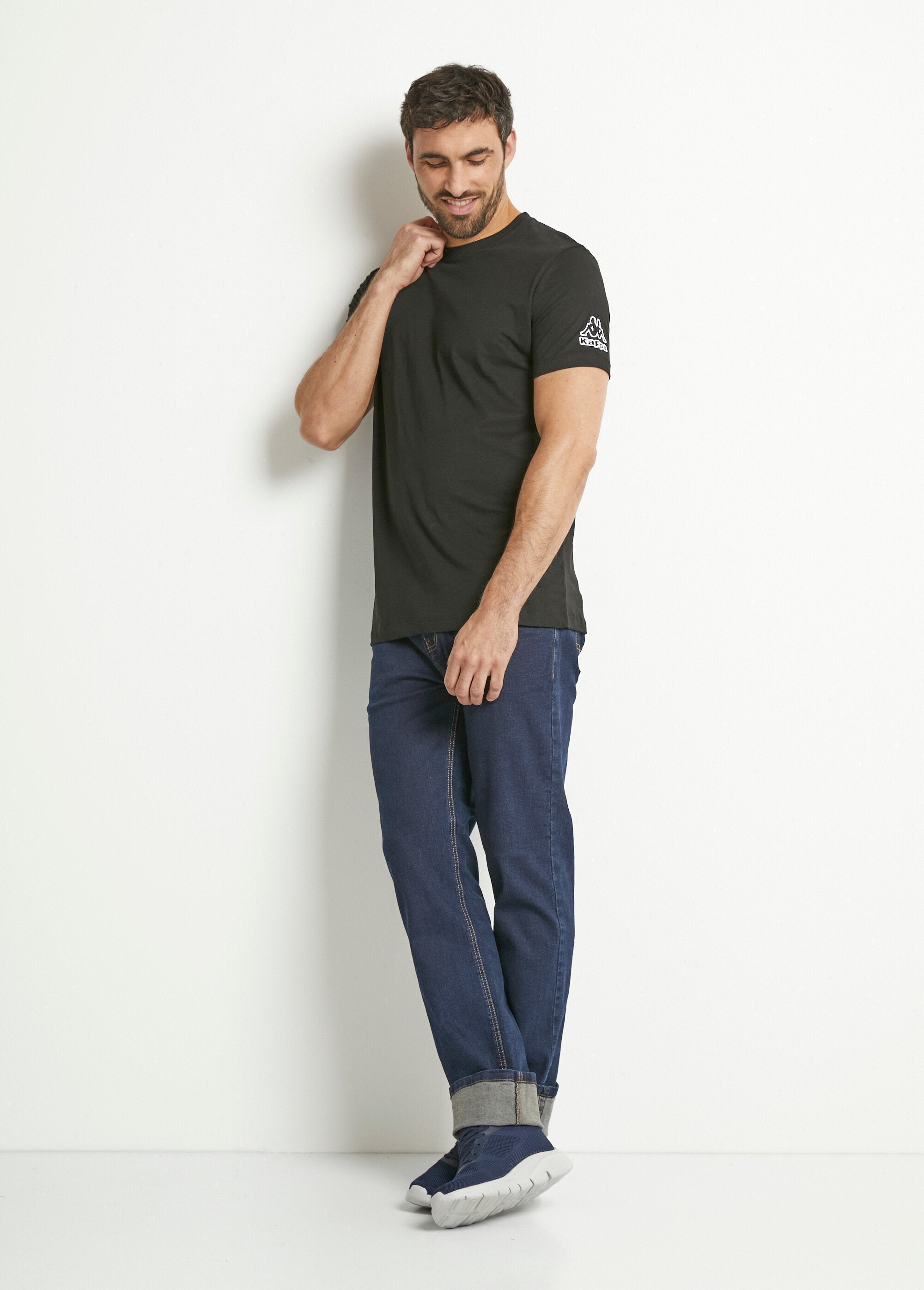 Kappa®_-_Set_van_2_T-shirts_met_logo_en_ronde_kraag_Noir_lot_2_SF1_slim