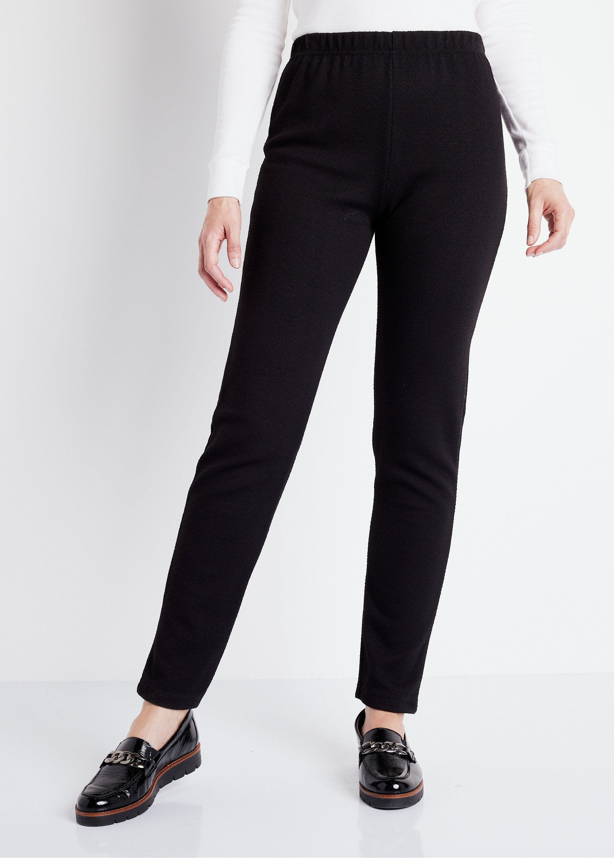 Legging_van_stretch_jersey_met_elastische_tailleband_Uni_noir_FA2_slim
