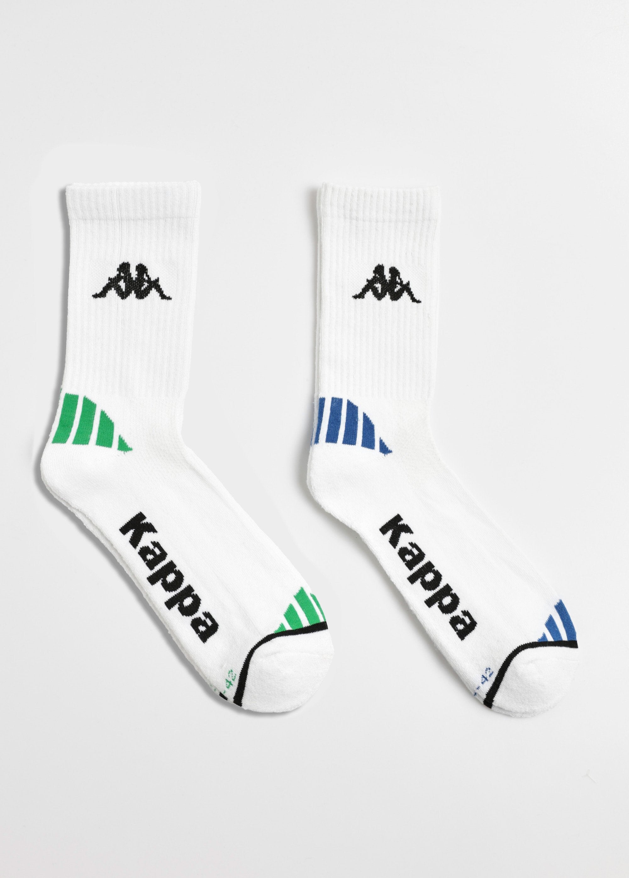 Set_van_2_gerecyclede_katoenen_sokken,_lichtgekleurd_Blanc_DE1_slim