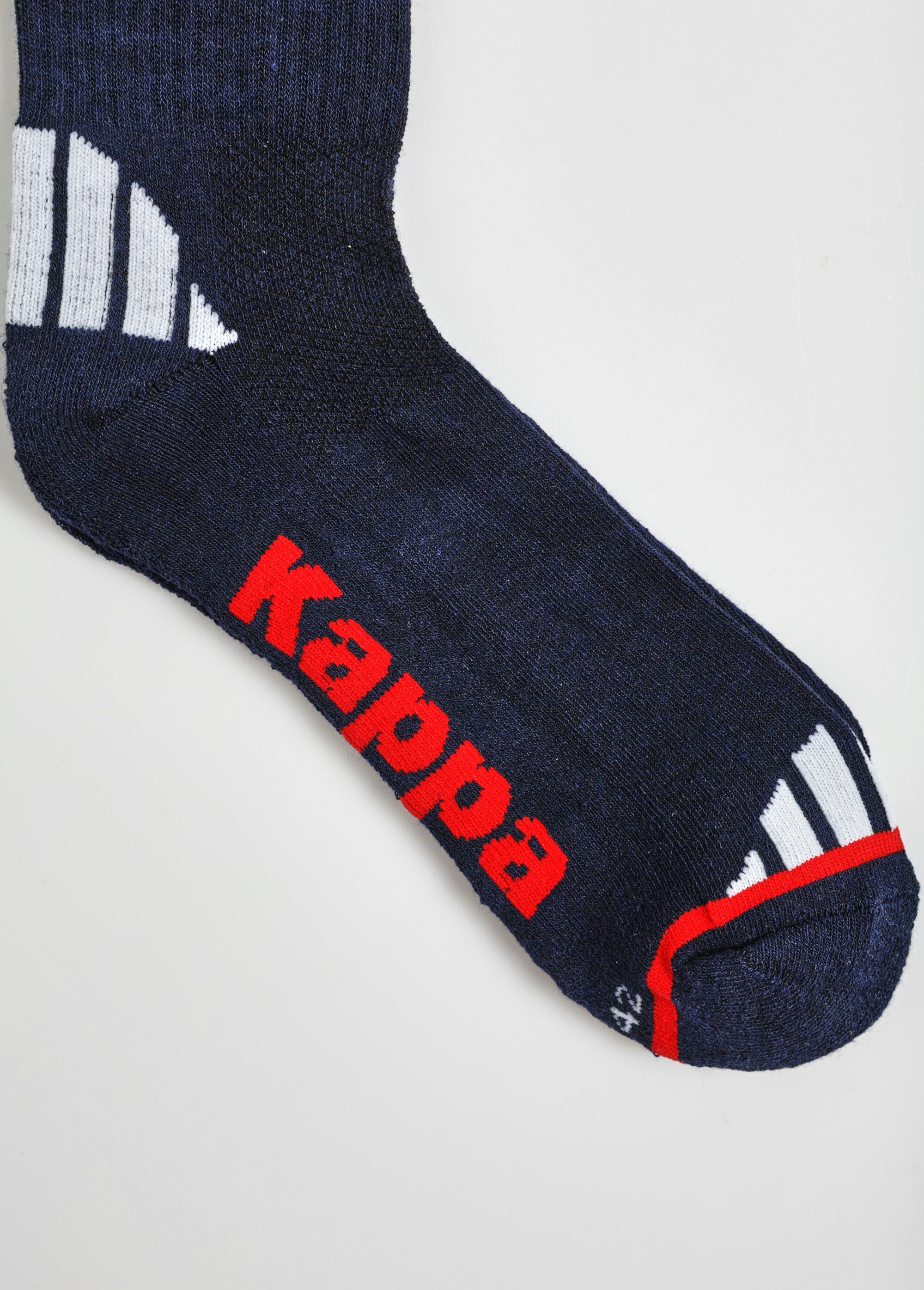 Set_van_2_gerecyclede_katoenen_sokken,_donker_Bleu_et_gris_DE2_slim