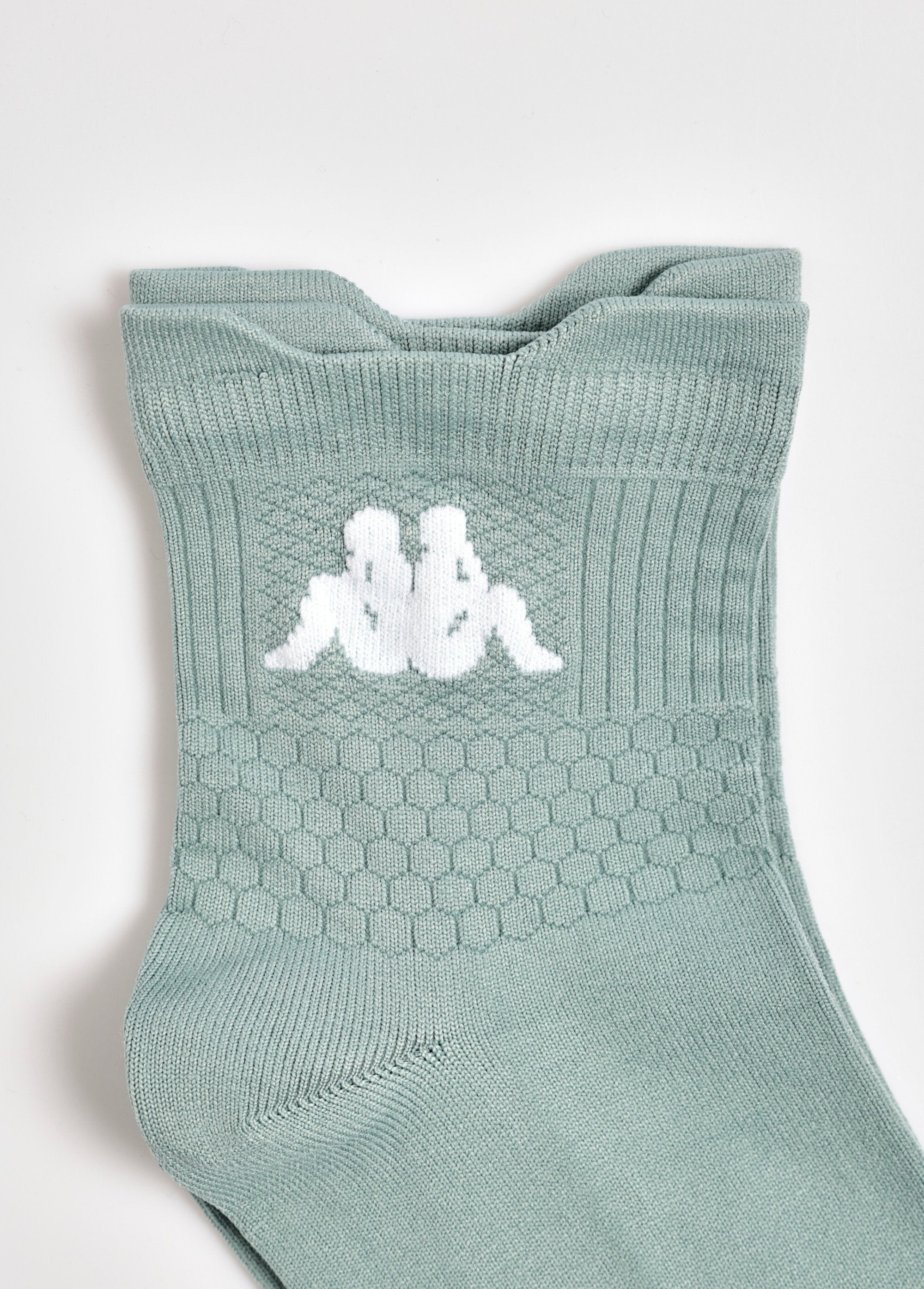 Set_van_3_sportsokken,_assorti_Vert_et_blanc_et_noir_DE2_slim