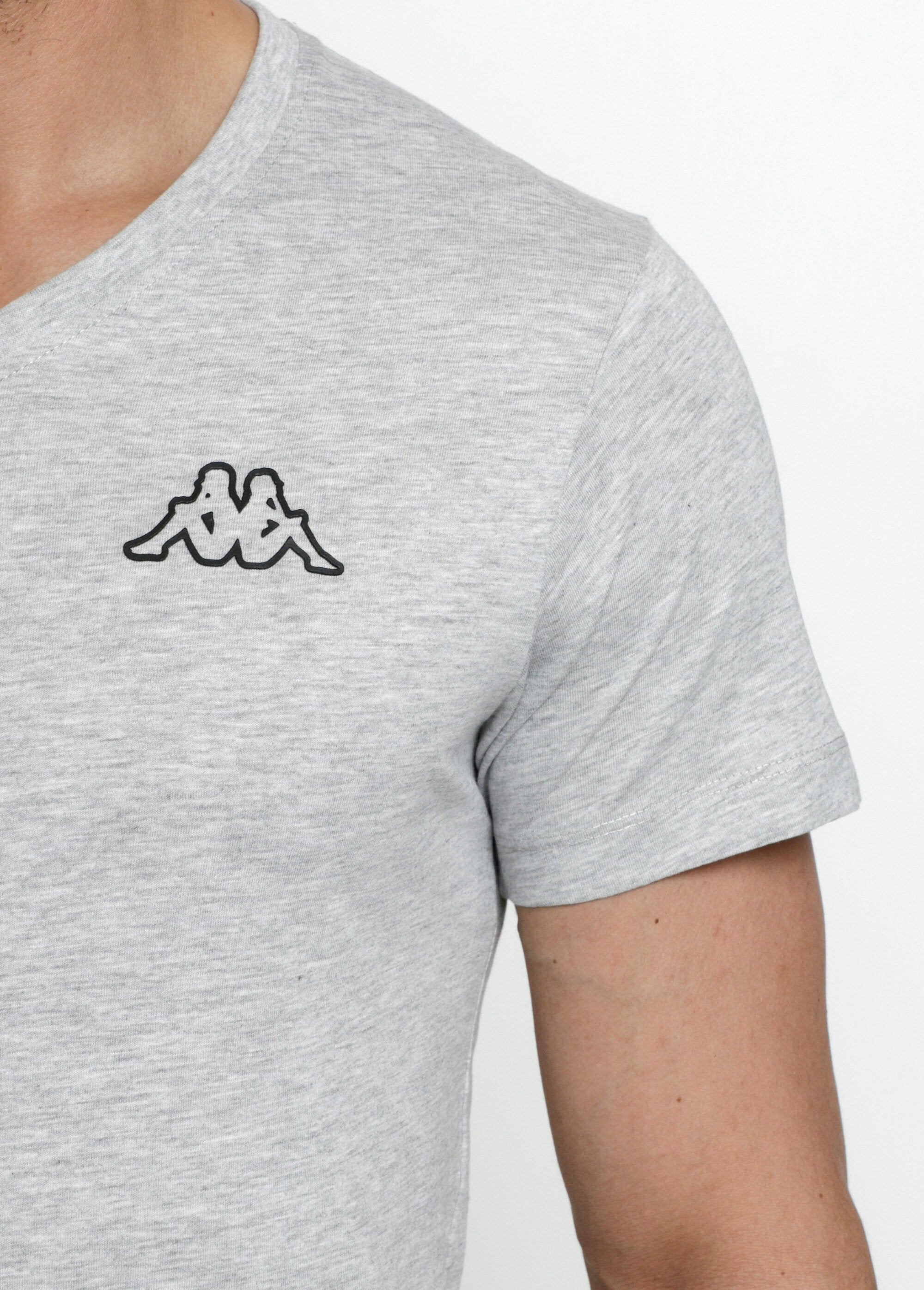 Donker_V-hals_T-shirt_met_korte_mouwen_Gris_DE1_slim