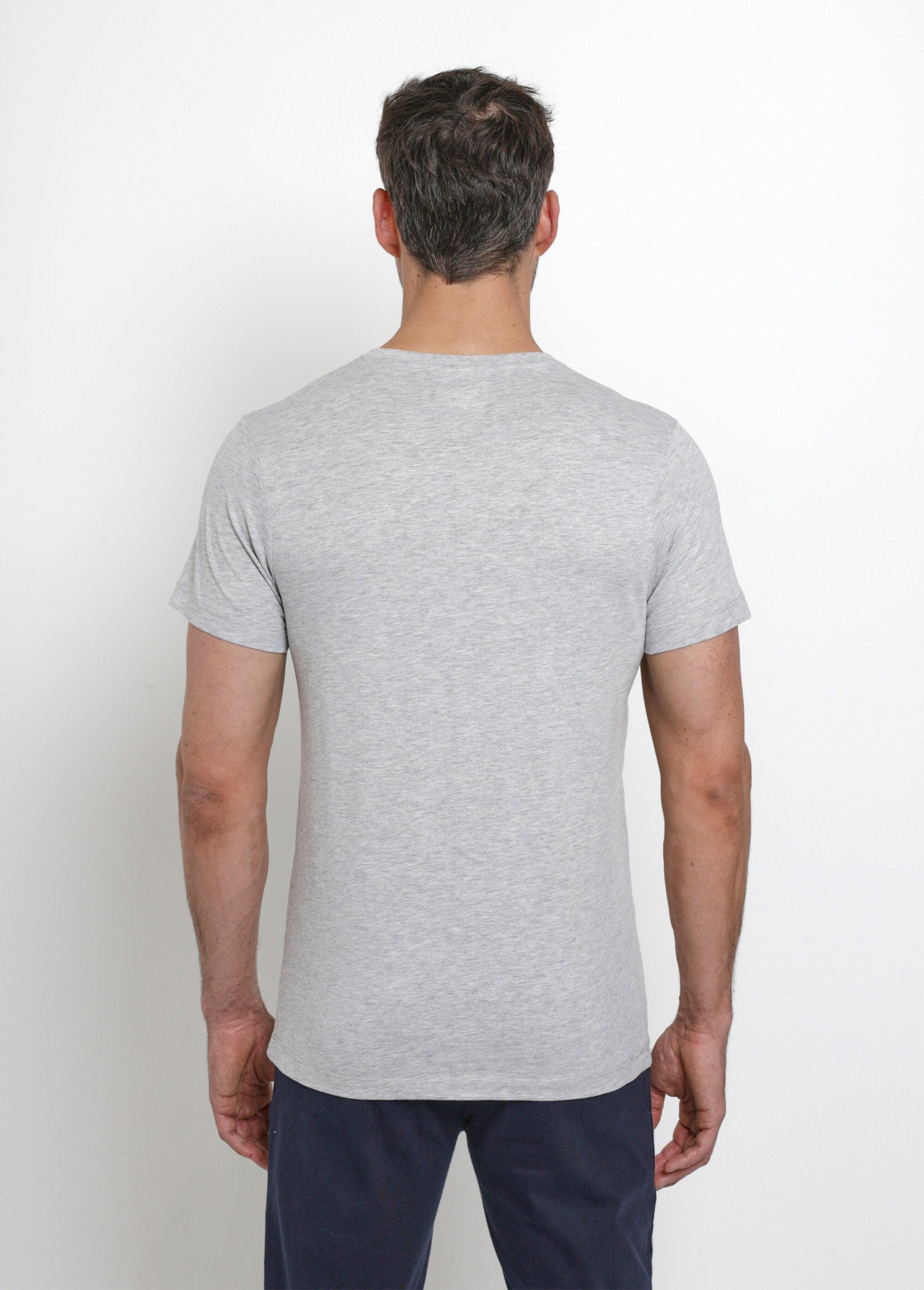 Donker_V-hals_T-shirt_met_korte_mouwen_Gris_DO1_slim