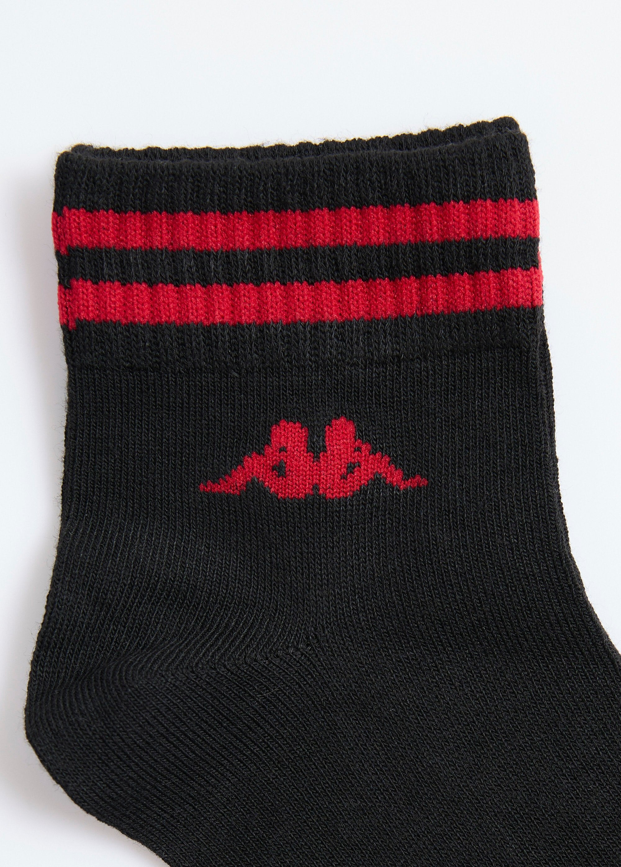 Sport_halve_sokken_met_streepjes_Noir_DE4_slim