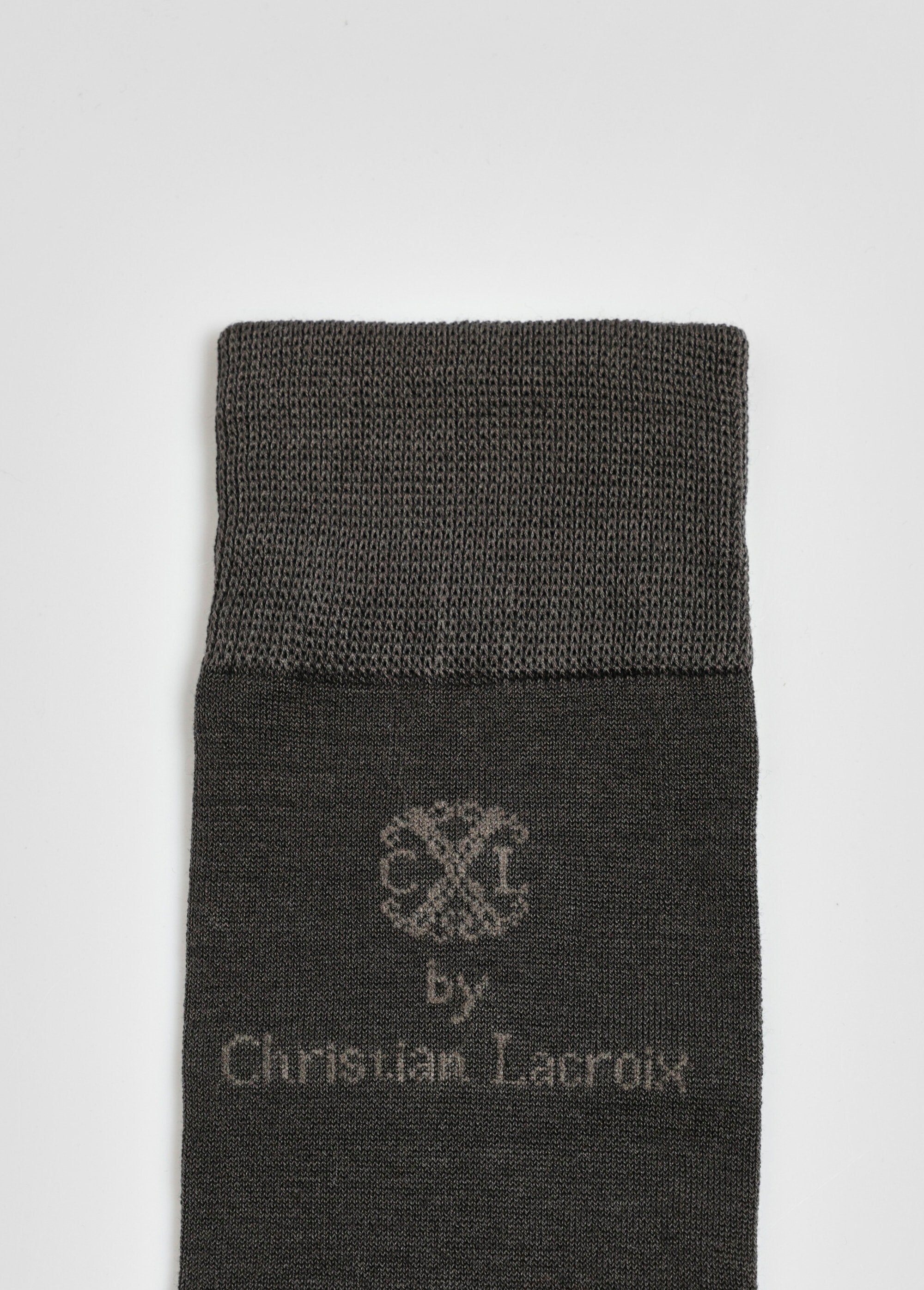 Paar_gemerceriseerde_katoenen_sokken_Gris_fonce_DE2_slim