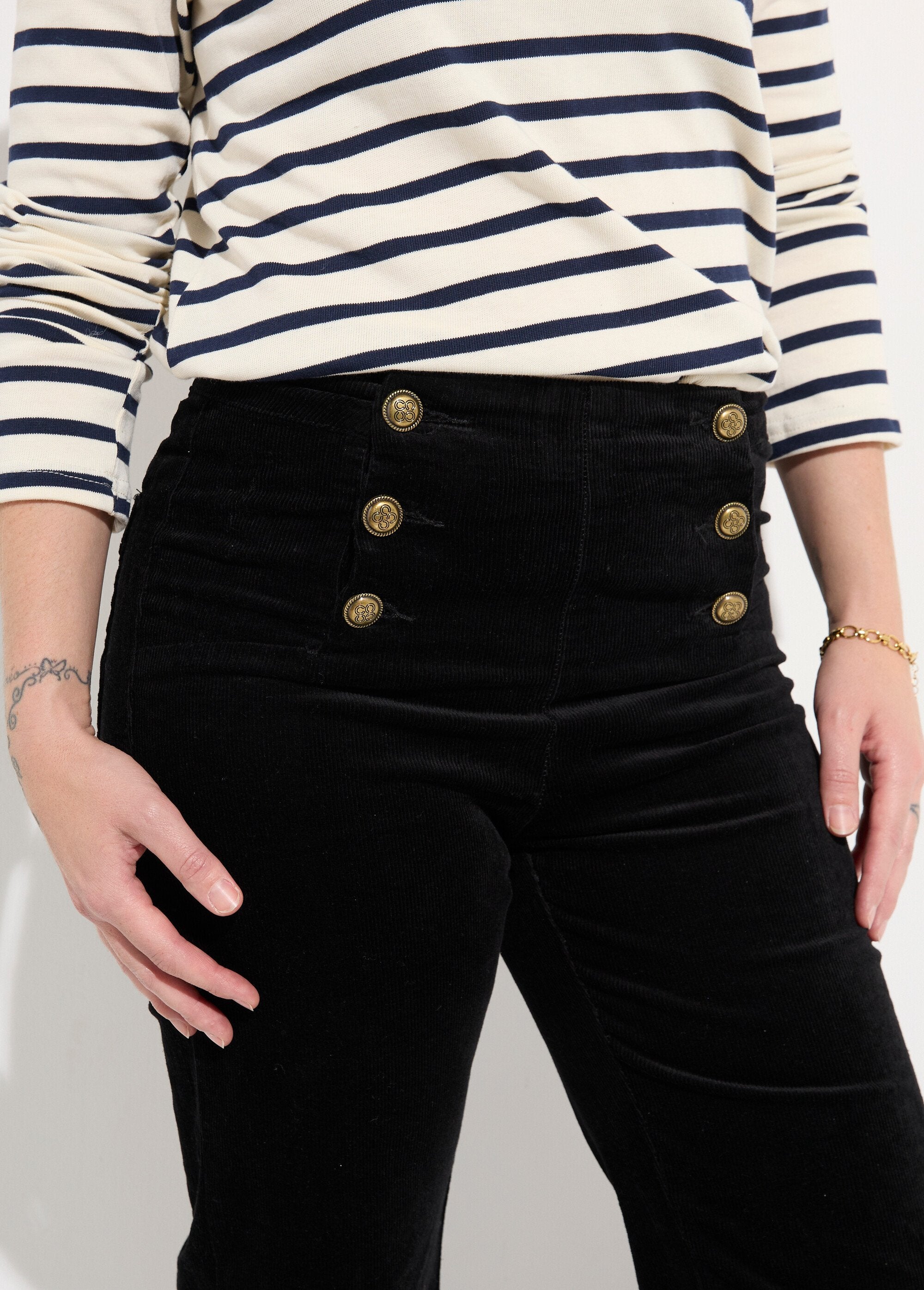 Fluwelen_flare_broek_Noir_DE1_slim