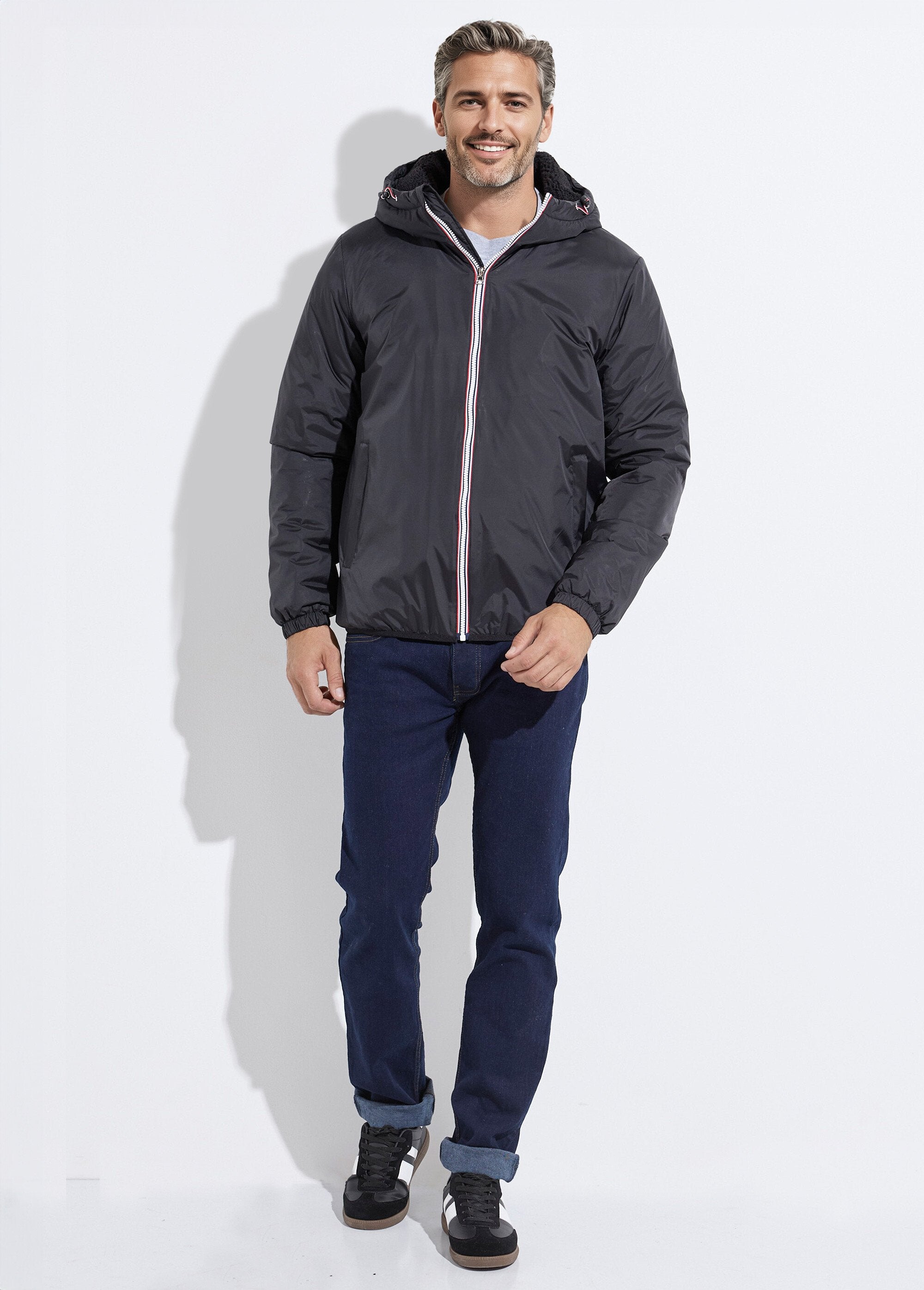 Trendy_lange_waterafstotende_parka_Kaki_SF1_slim