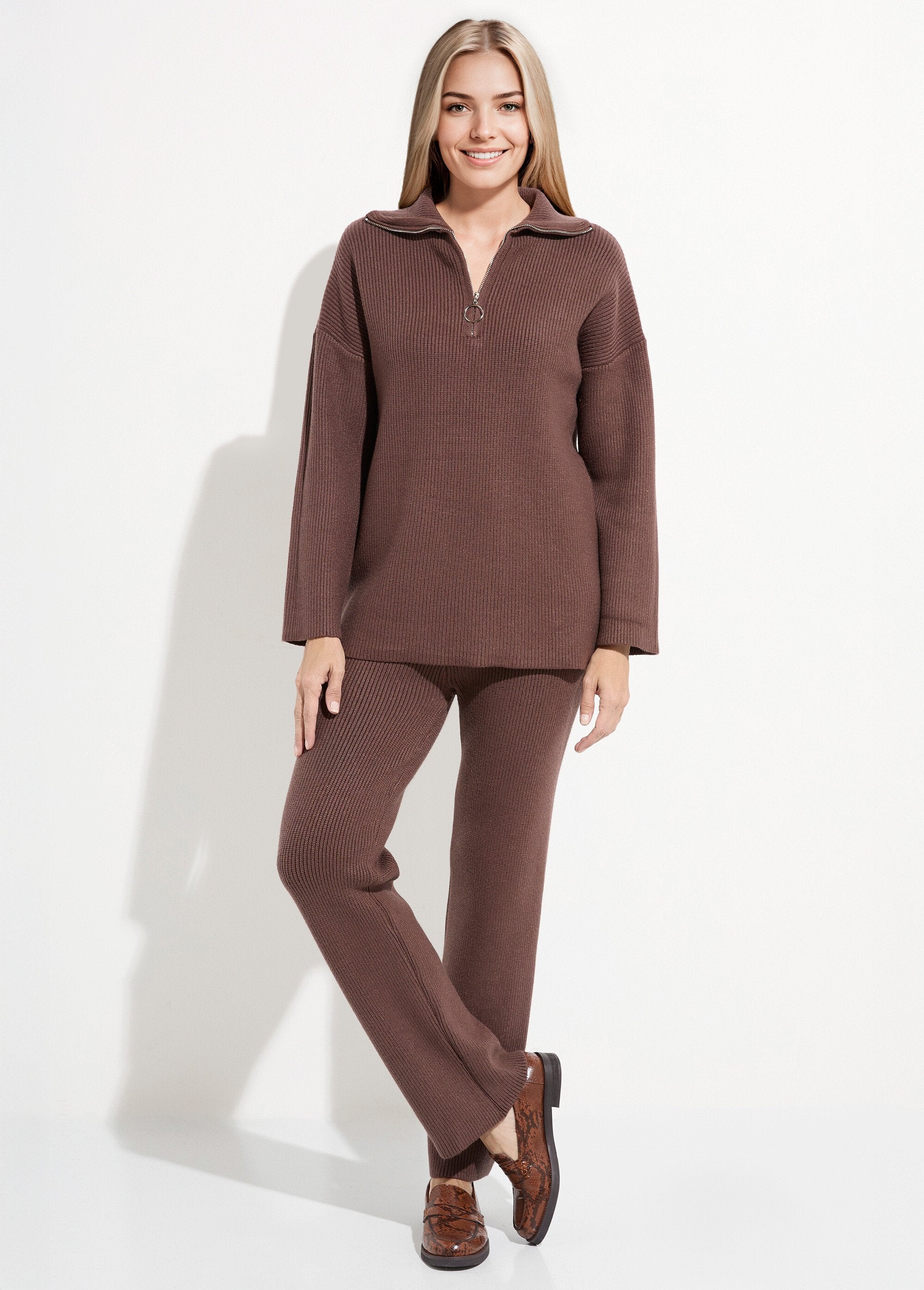 Comfortabele_mollig_gebreide_trucker-trui_Chocolat_SF1_slim