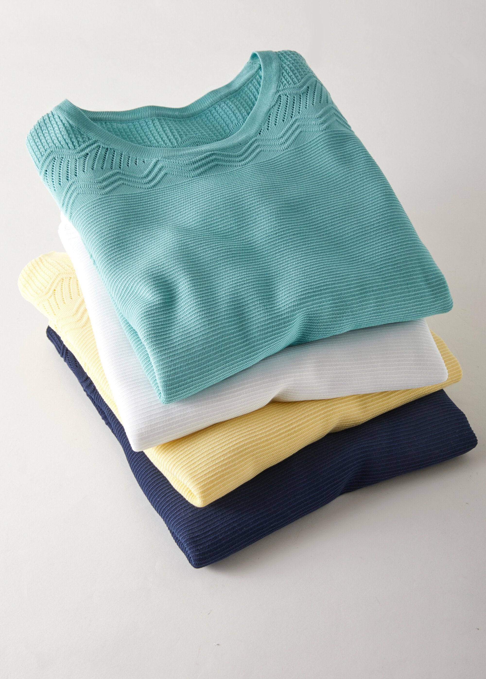 Pull_col_rond_maille_fantaisie_Marine_FA1_slim