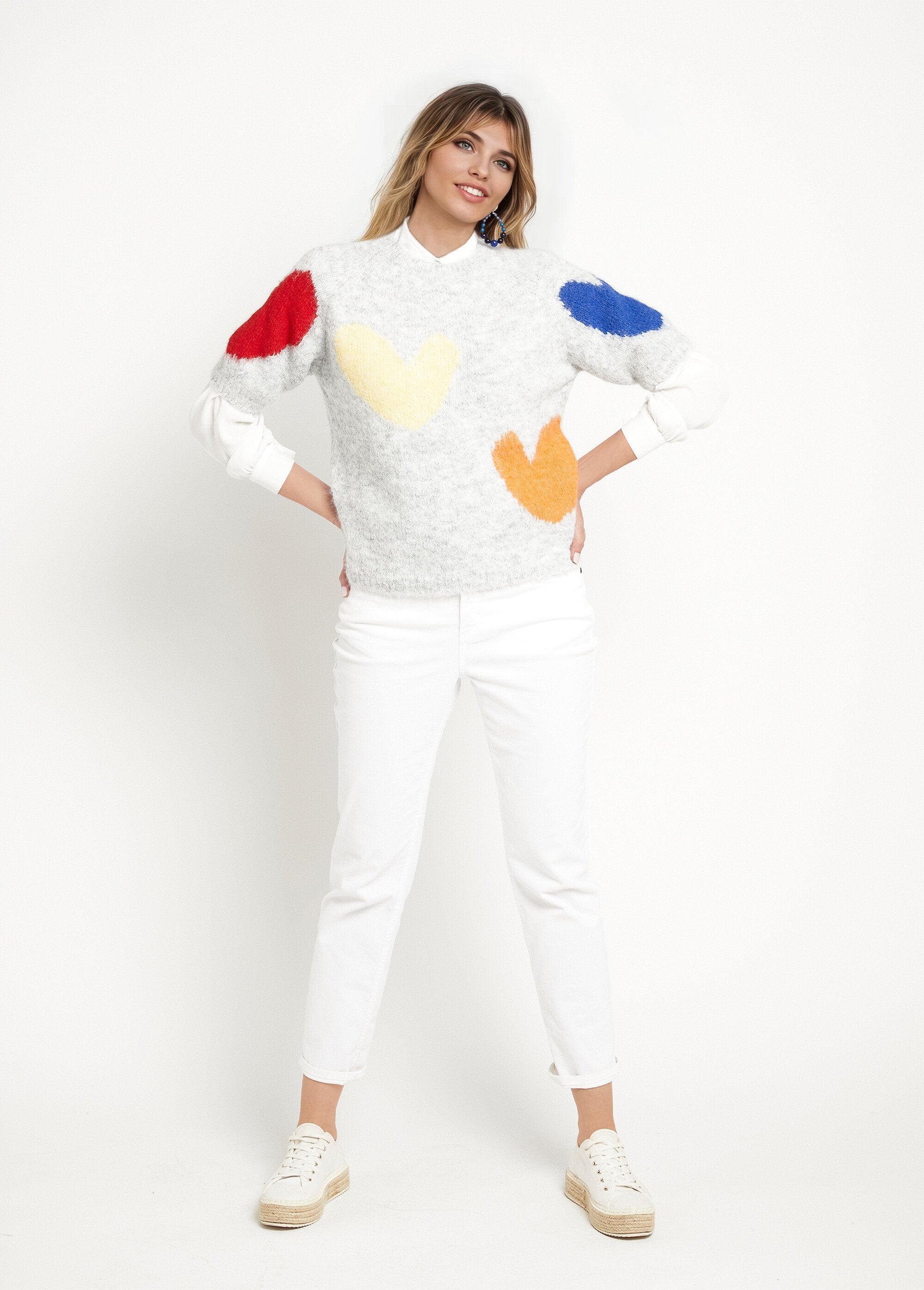 Trui_met_korte_mouwen_en_curs-detail_Gris_SF1_slim