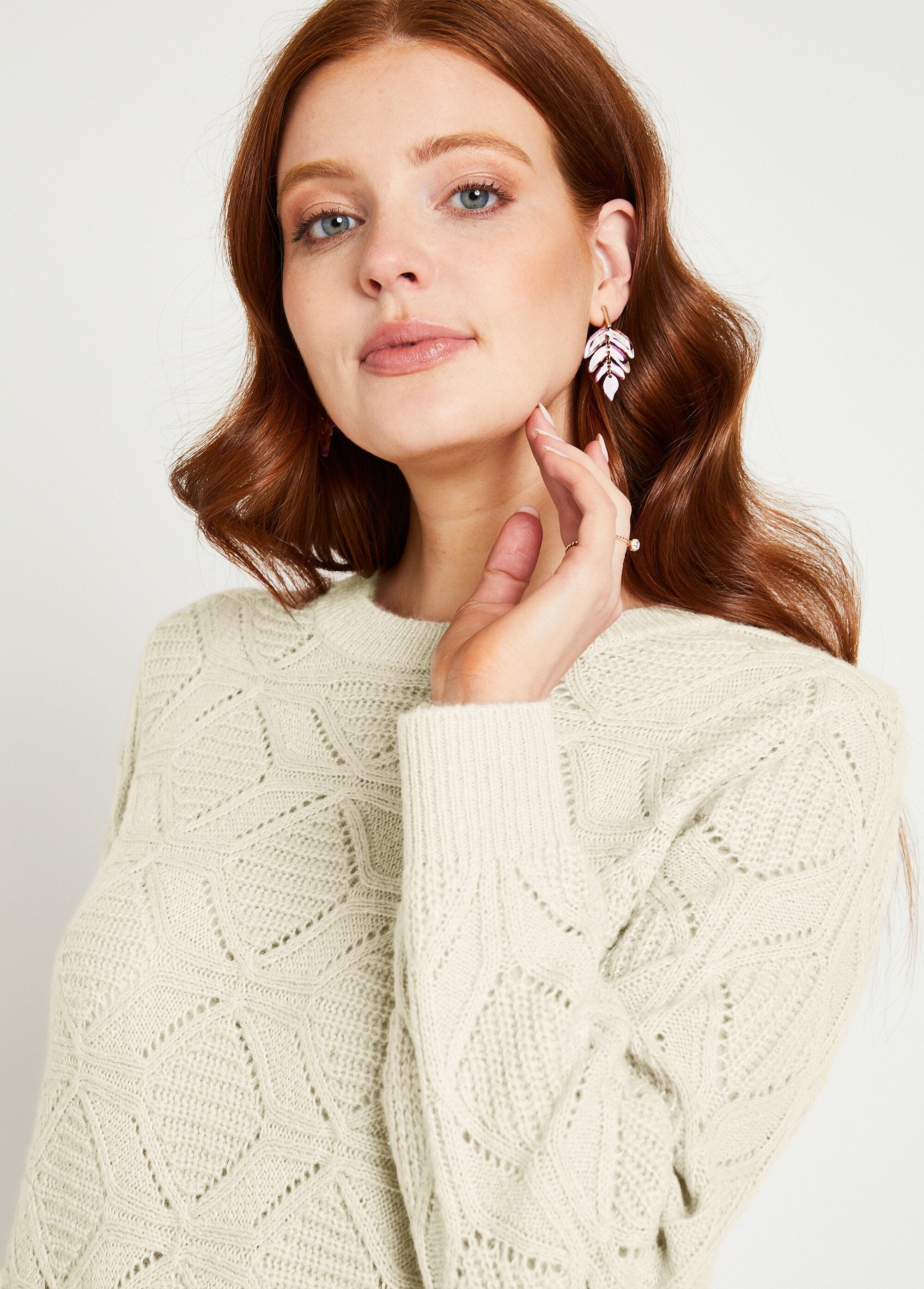 Tuniek,_halflang,_effen,_ronde_hals,_zoomsteek_Ecru_DE1_slim