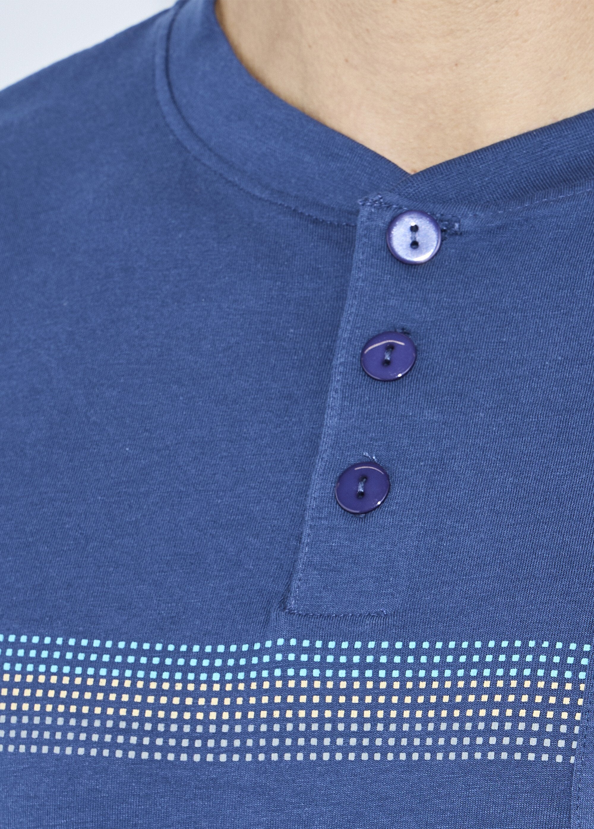 Pyjama_met_tuniekkraag_van_jersey_katoen_met_aangesloten_kousen_Bleu_DE1_slim