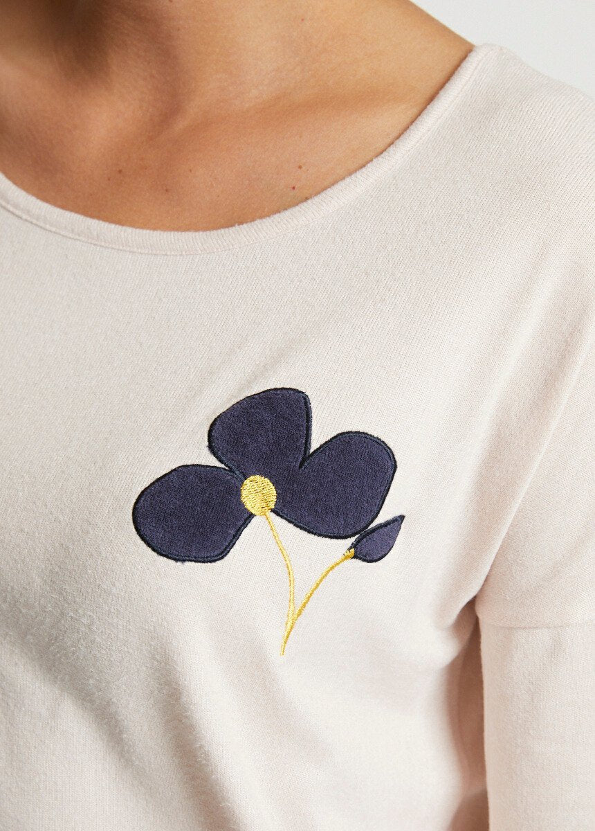 Effen_pyjama,_lange_mouwen,_zacht_breisel_Petale_DE2_slim