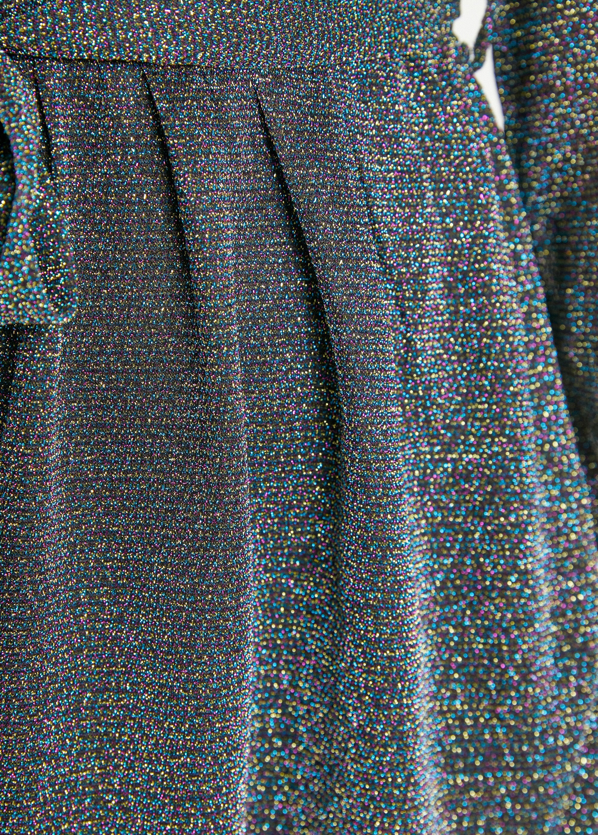 Korte_chique_glanzende_wikkeljurk_Multicolore_DE5_slim