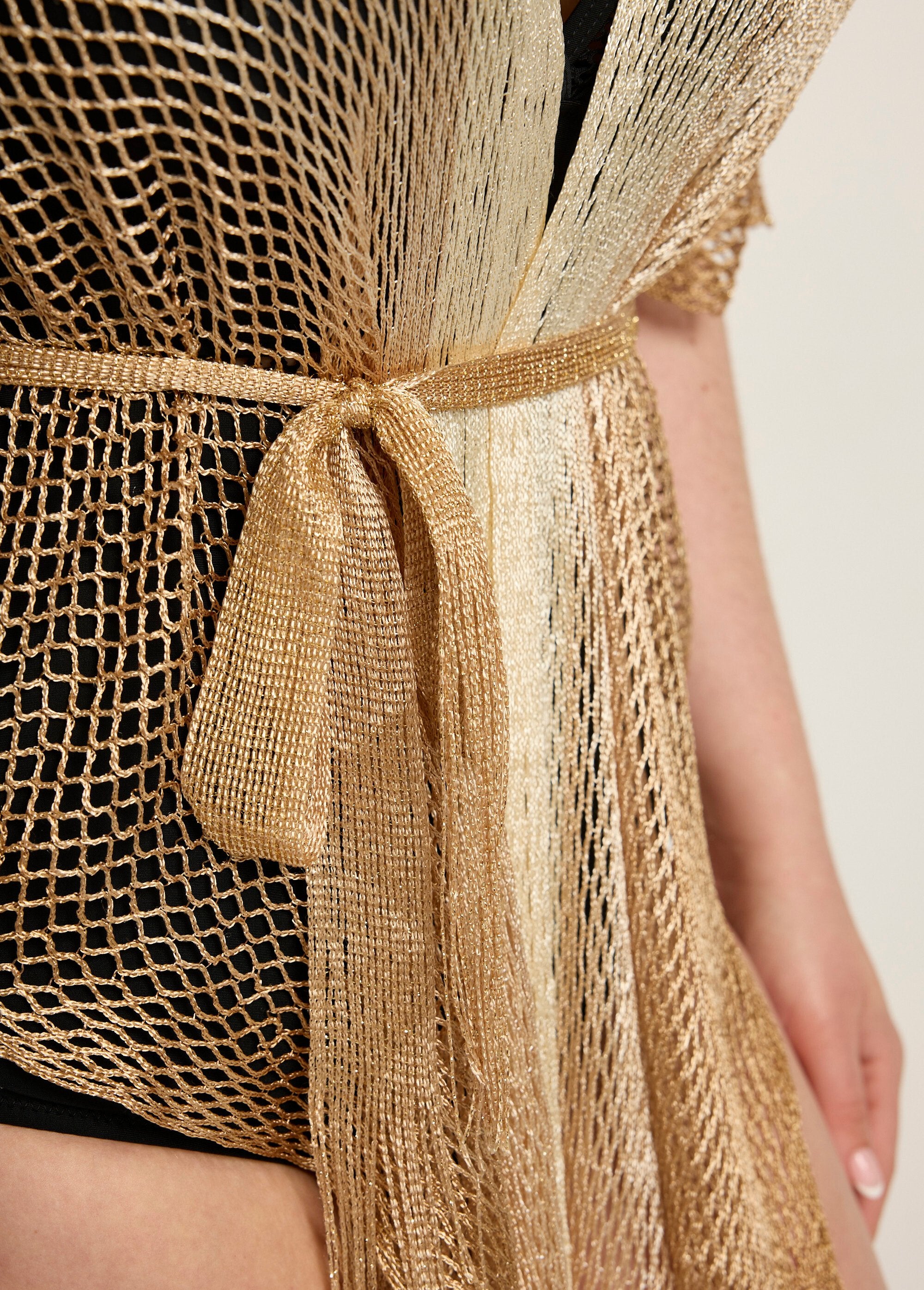 Veelkleurige_gebreide_strandjurk_Dore_DE2_curvy