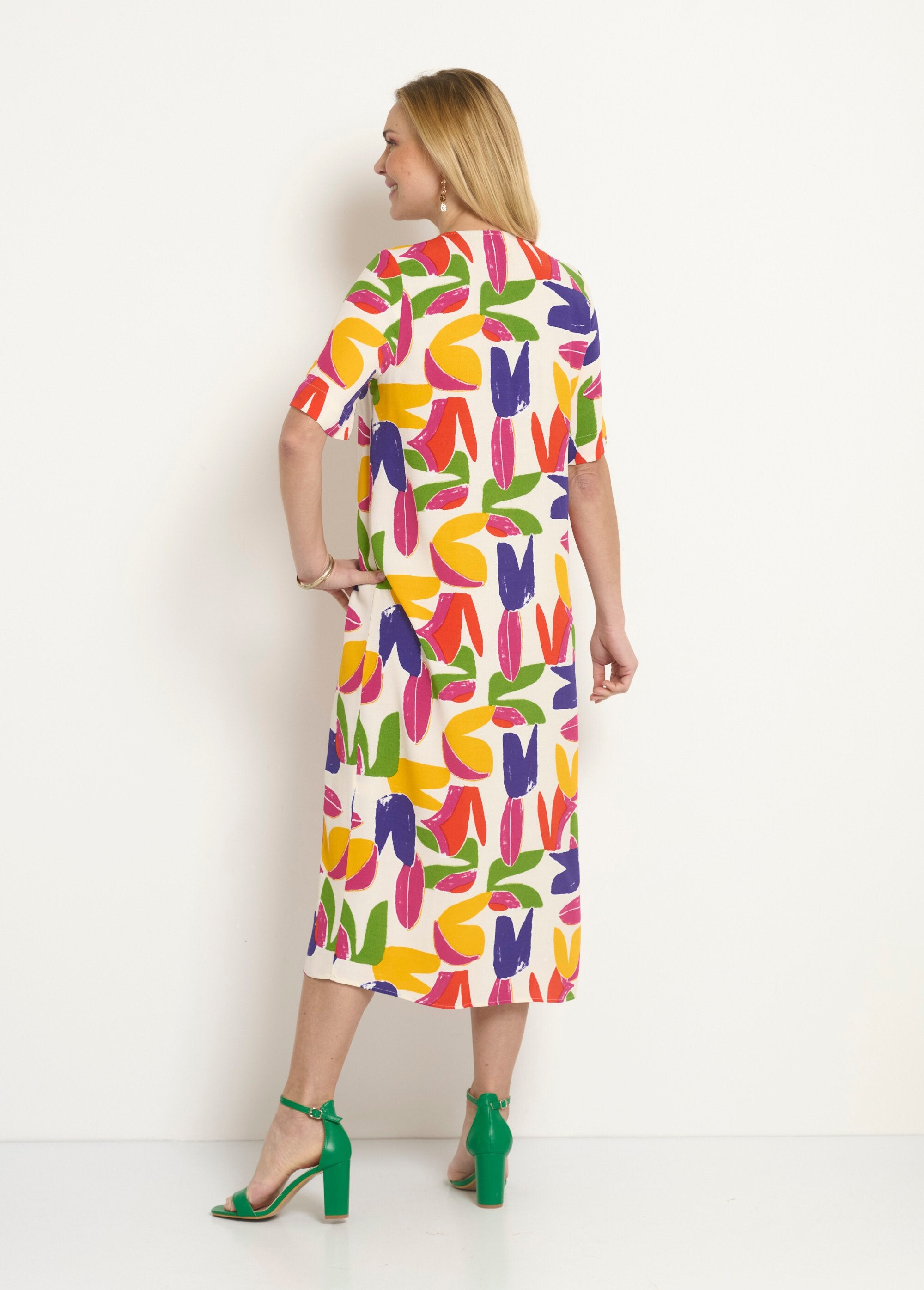 Abstracte_V-hals_maxi_jurk_Multico_DO1_slim