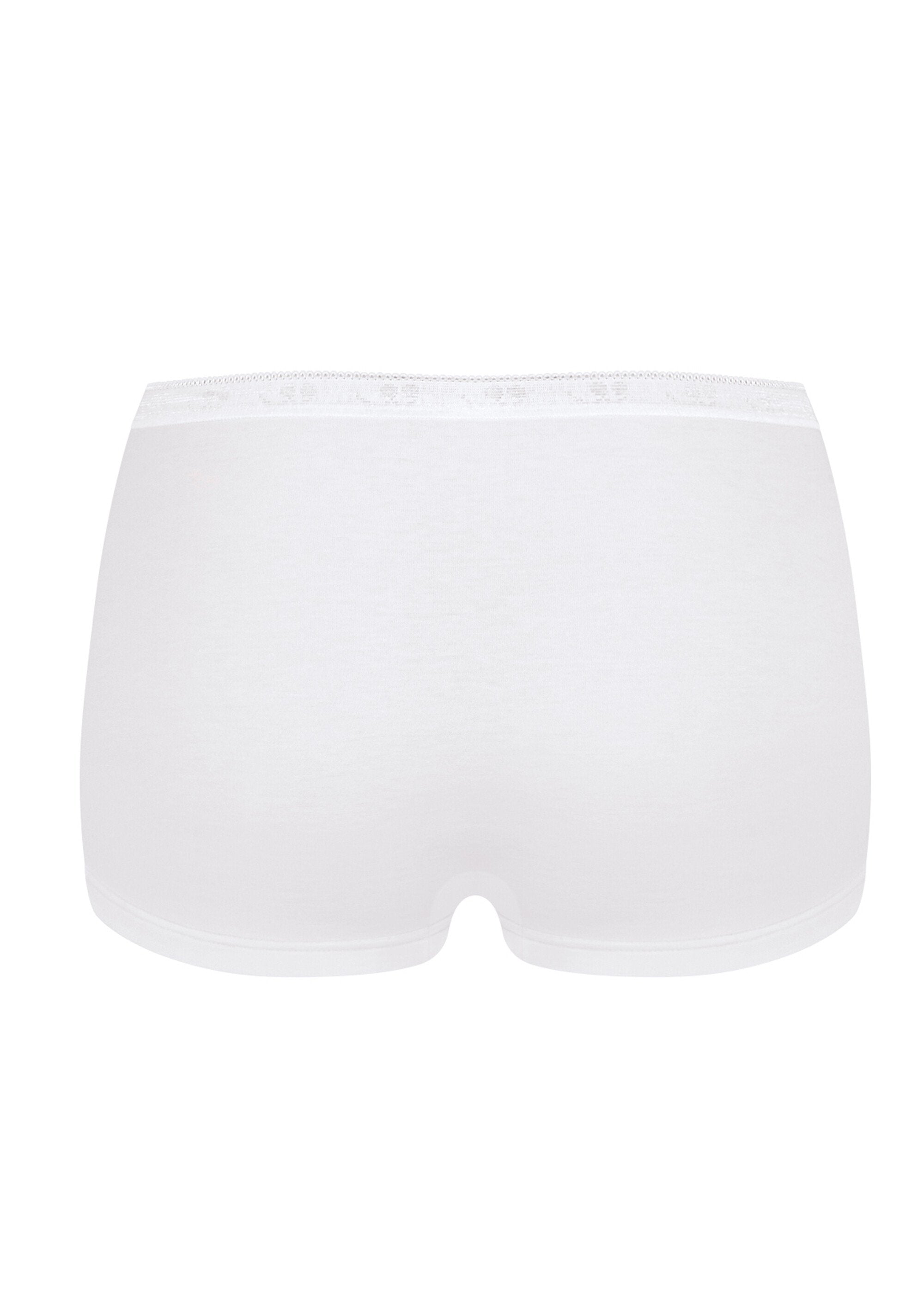 ®_Sloggi_-_Basic+_katoenen_stretch_shorts,_effen_Blanc_DE2_slim