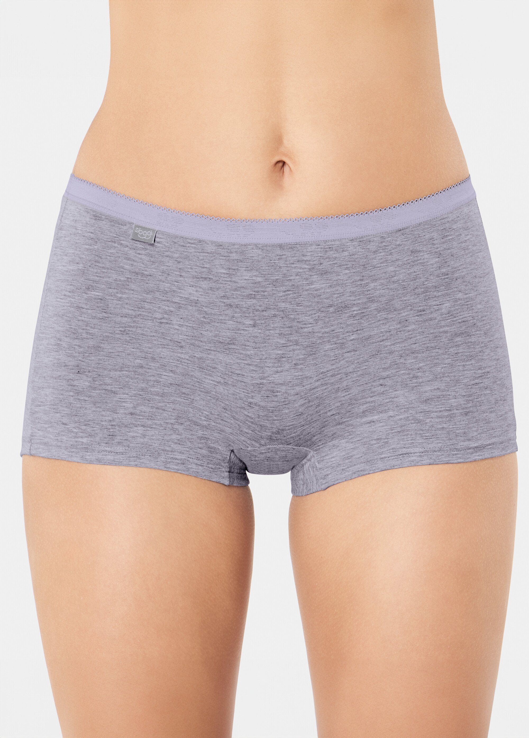 ®_Sloggi_-_Basic+_katoenen_stretch_shorts,_effen_Gris_FA1_slim