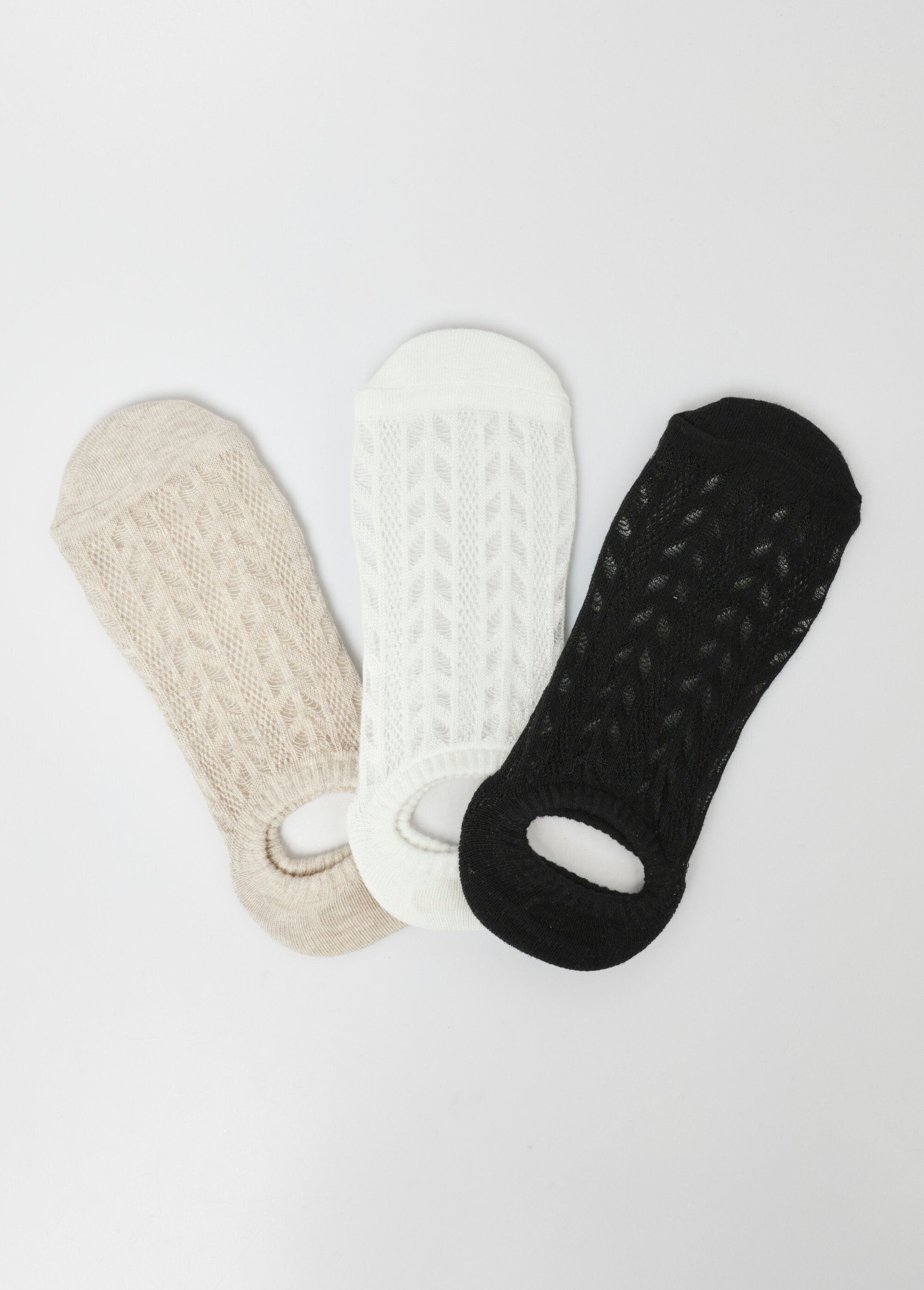 Lage_mesh_sokken,_donker_Assortis_beige__LO1_slim